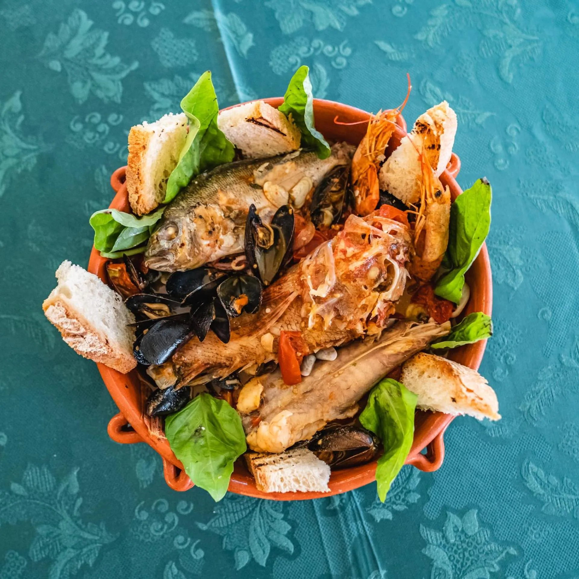 Food and drinks in Hotel D'Amato