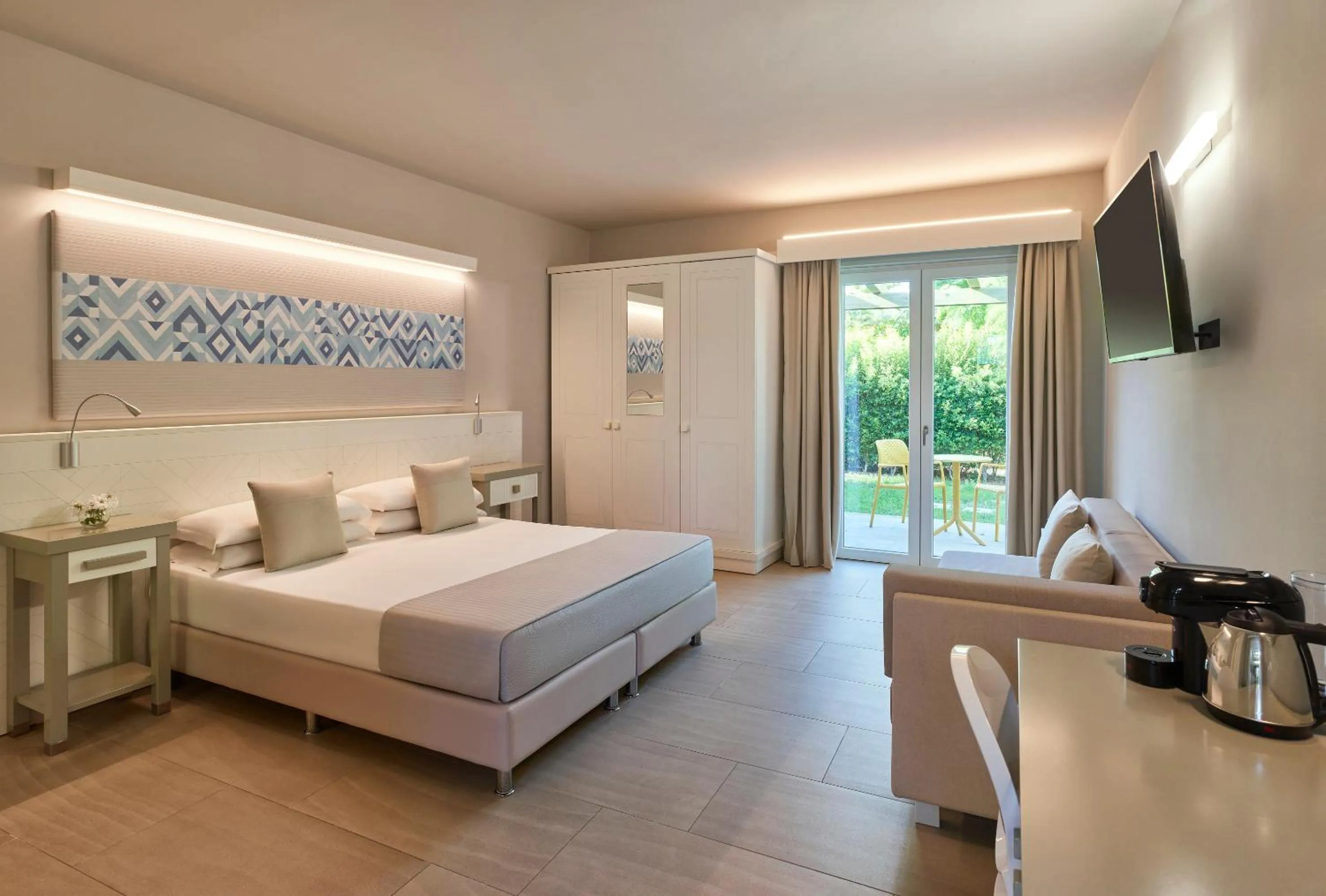 Bed in Is Serenas Badesi Resort