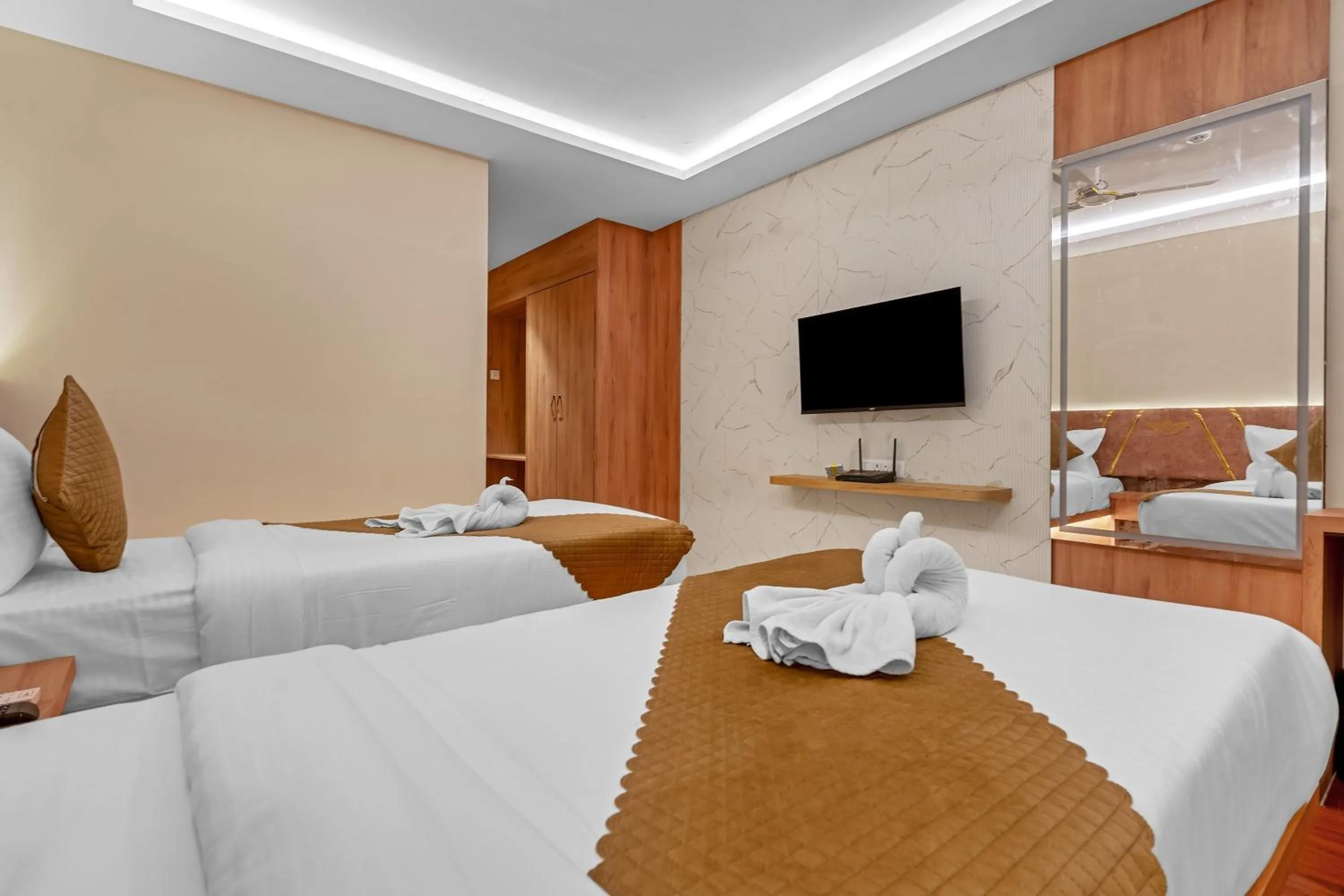 Bedroom, Bed in Hotel SM Deccan Park Airport Zone Shamshabad Hyderabad