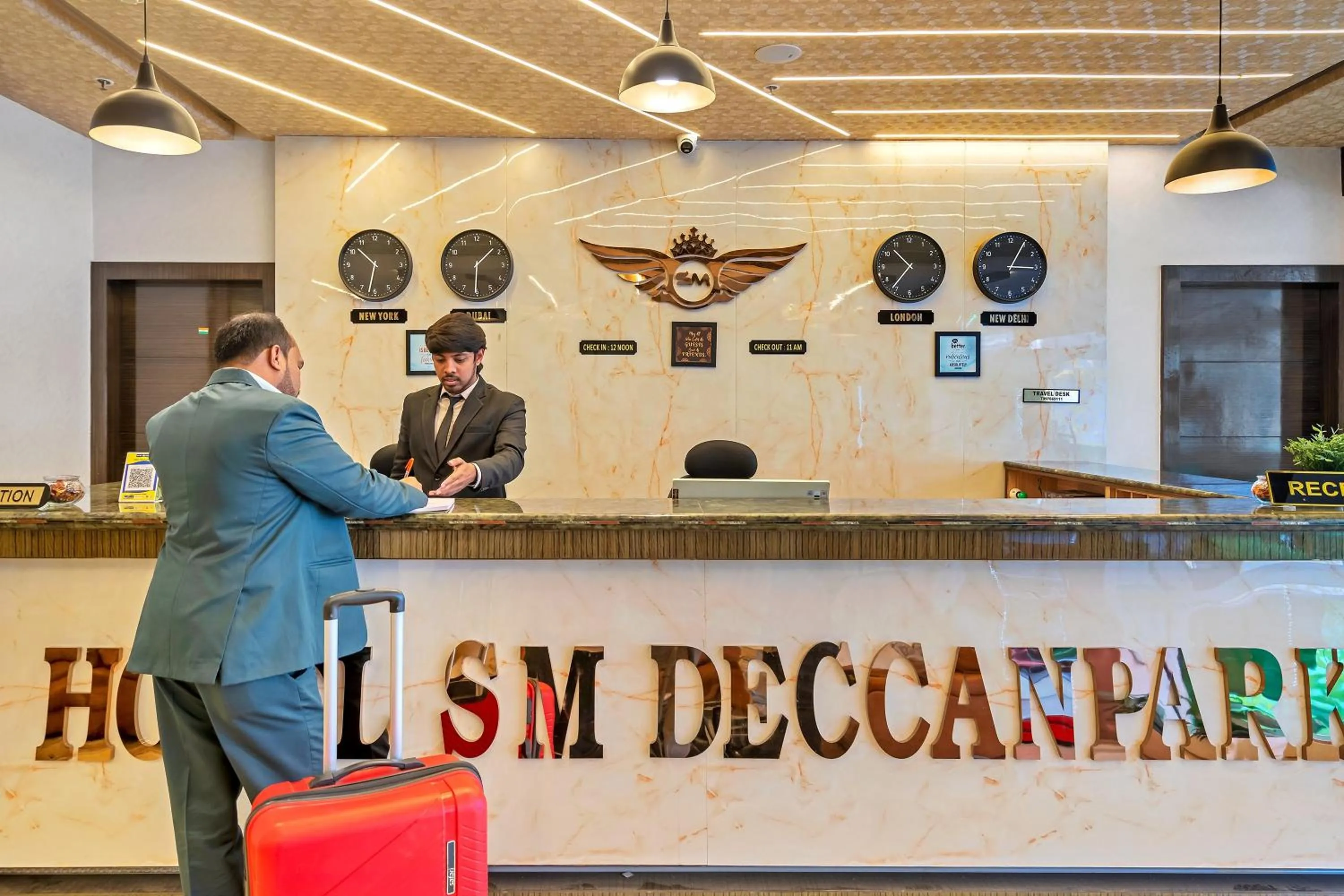 Lobby or reception in Hotel SM Deccan Park Airport Zone Shamshabad Hyderabad