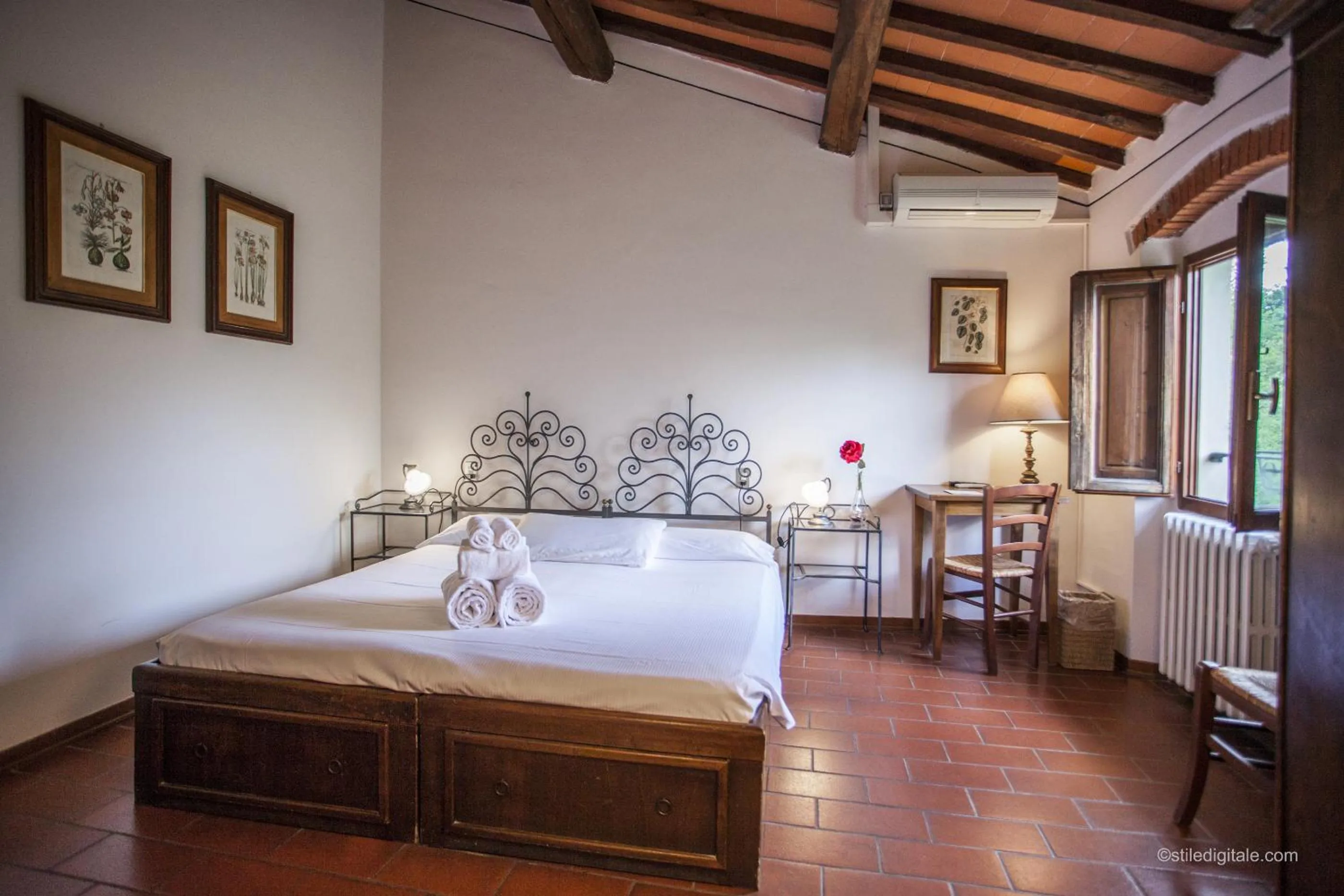 Bedroom, Bed in Tenuta Il Burchio