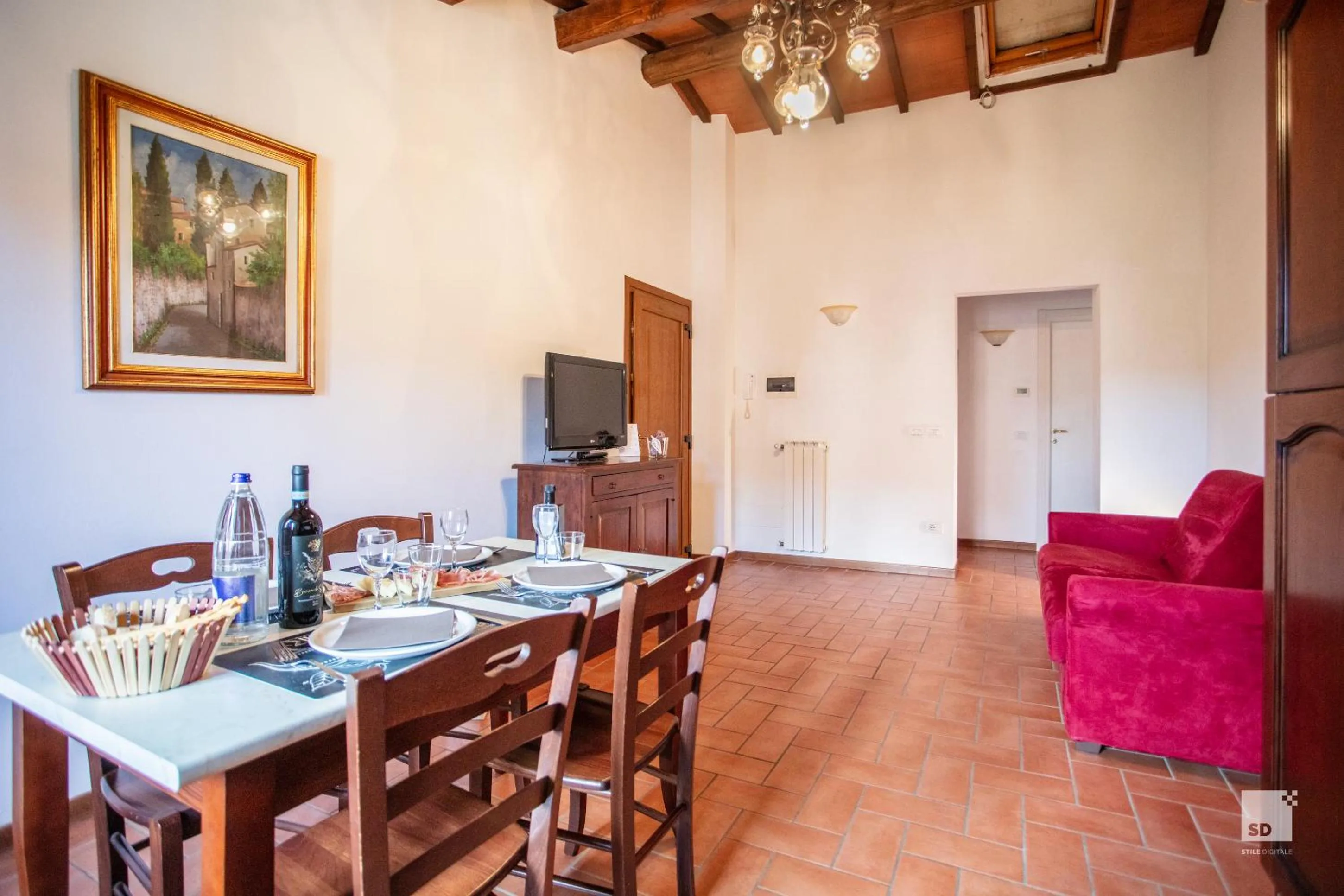 Kitchen or kitchenette in Tenuta Il Burchio