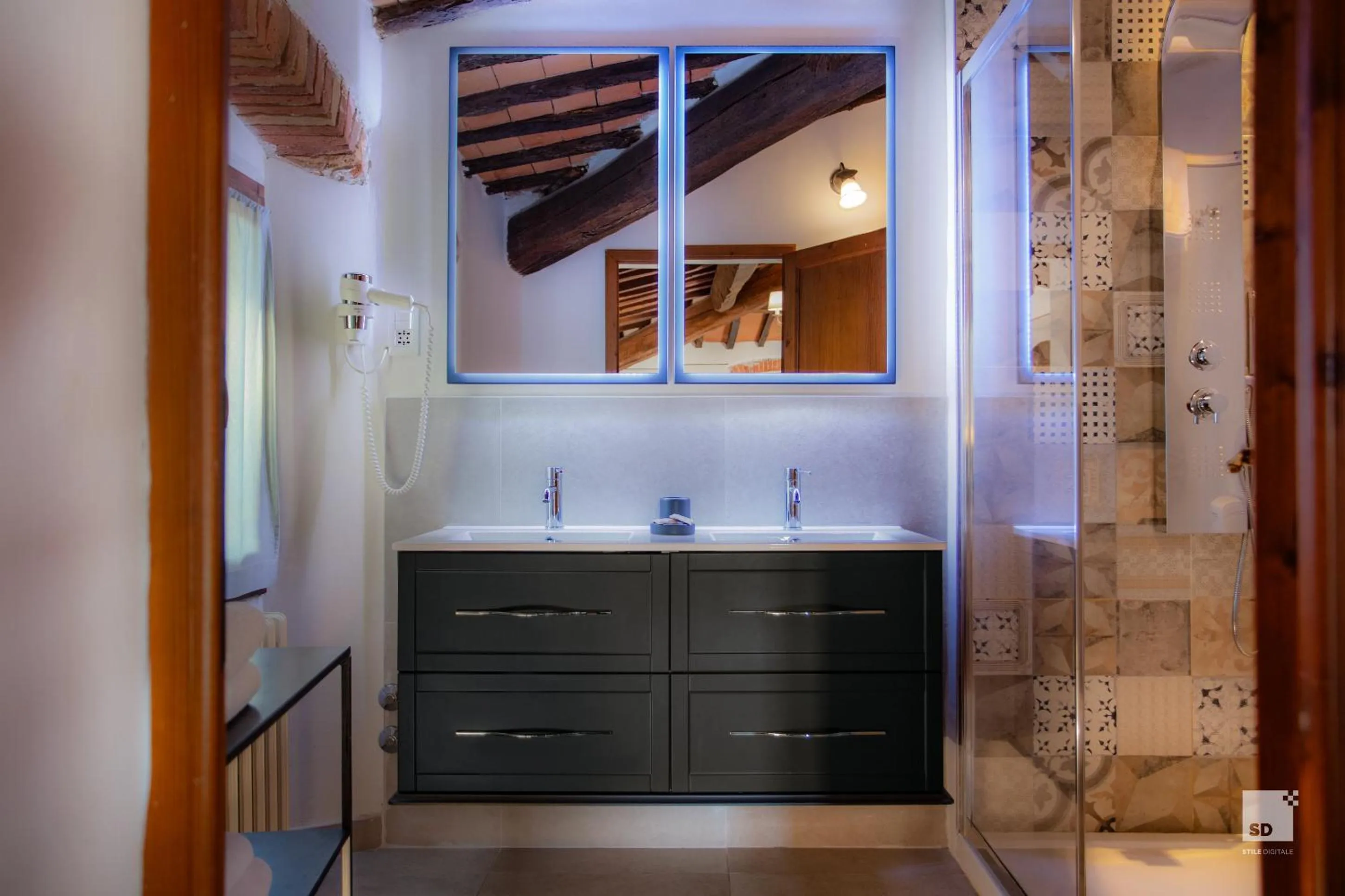 Bathroom in Tenuta Il Burchio