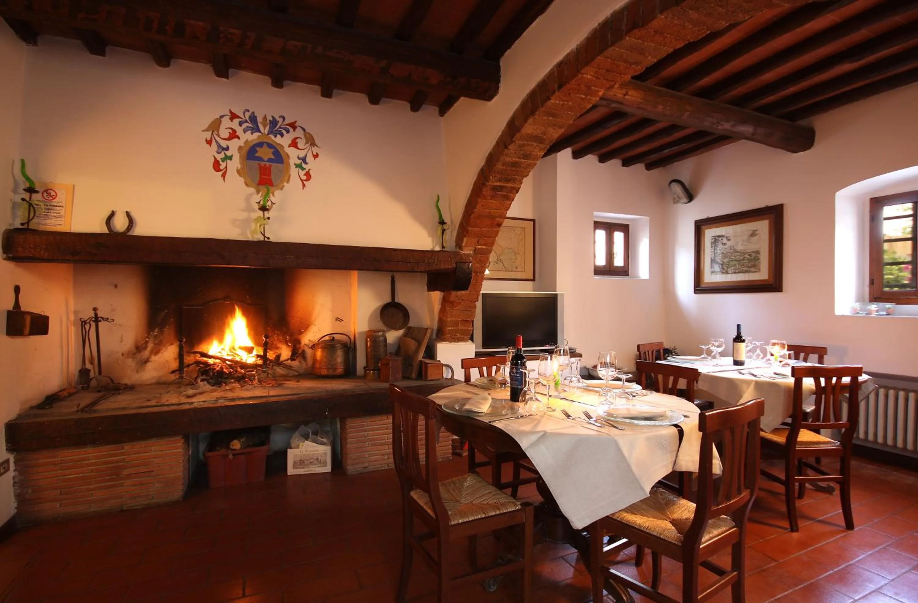 Restaurant/places to eat in Tenuta Il Burchio