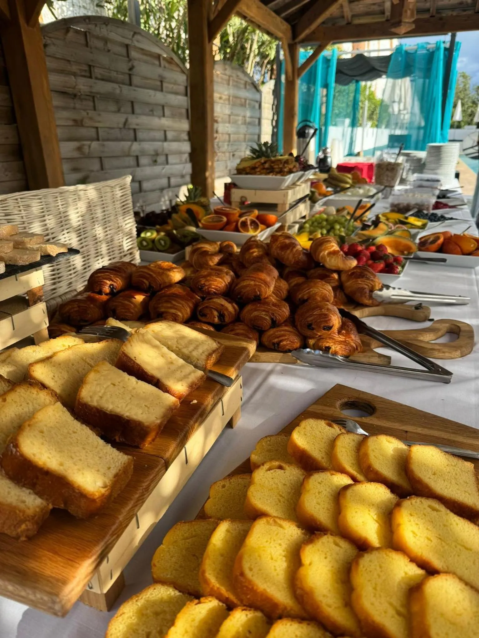 Breakfast in Le Jardin de Babylone Résidence Festive & Naturiste "réservé aux couples uniquement"