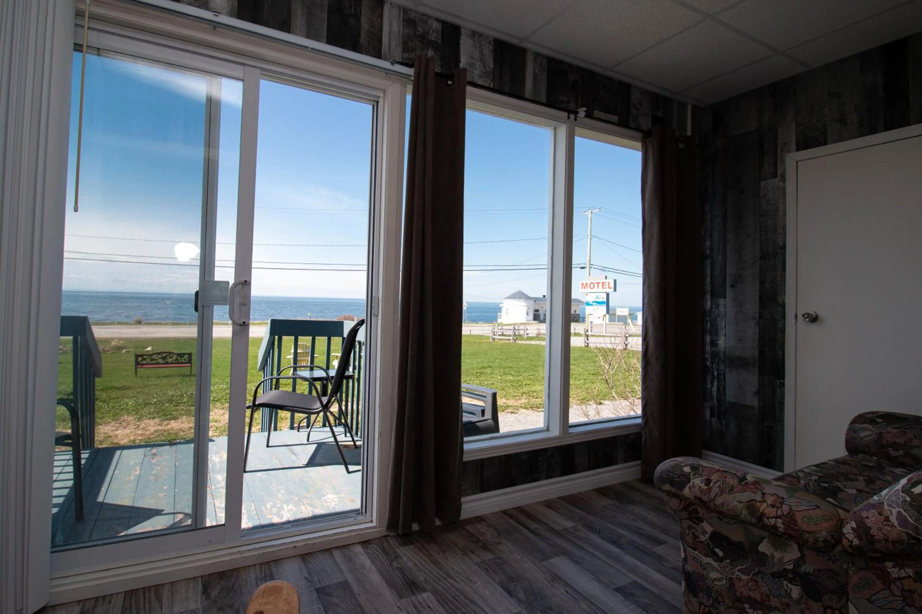 Patio in Motel de la mer