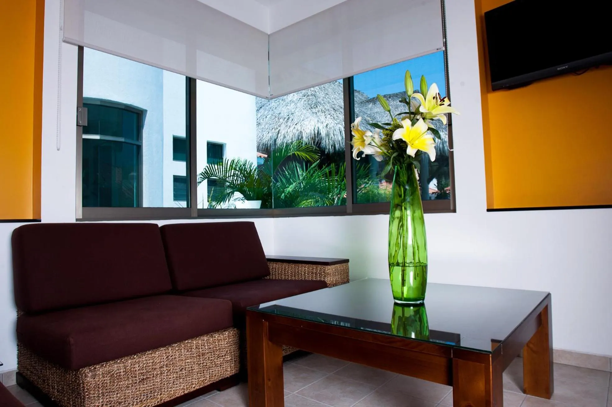 Seating area in Villas Maria Isabel