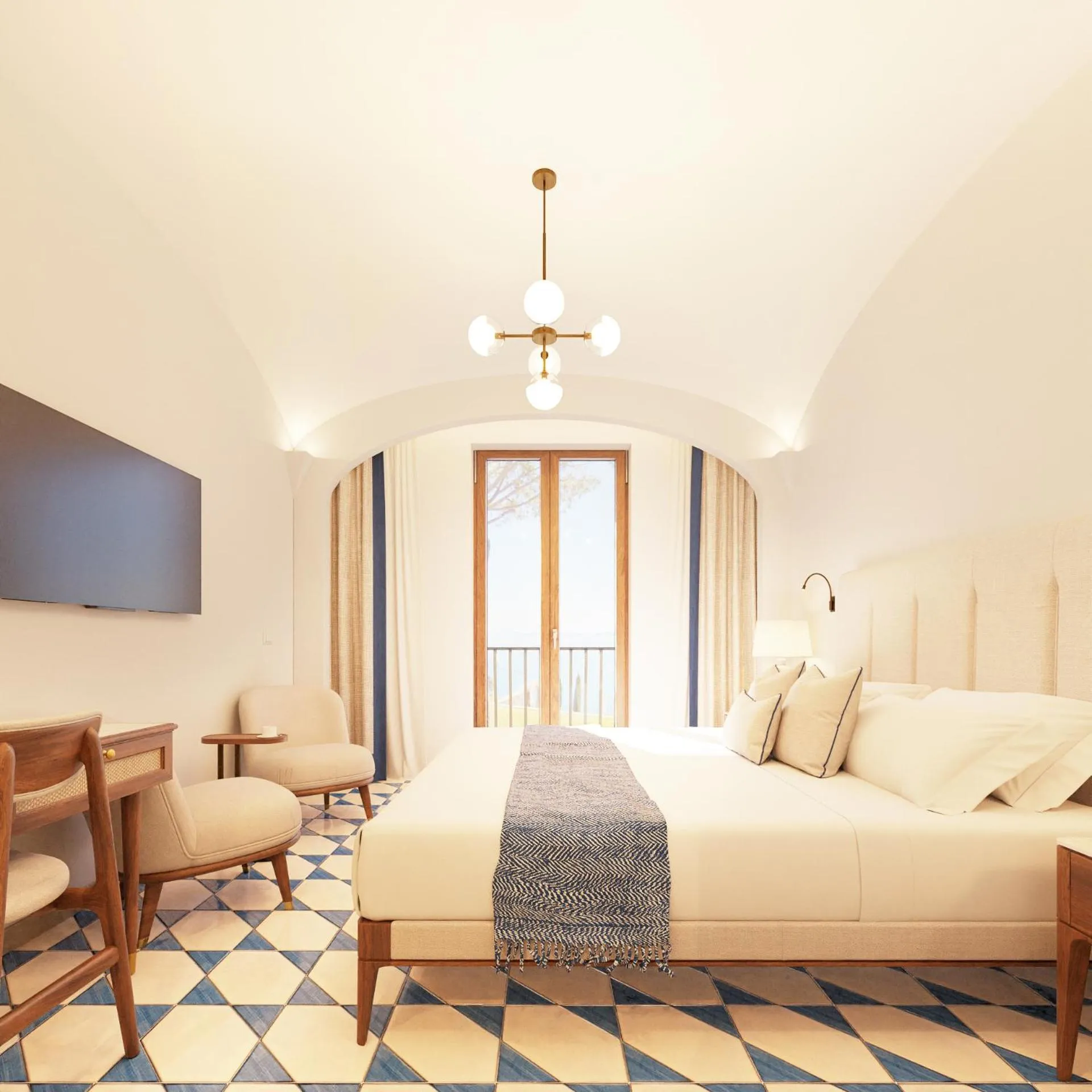 Bed in San Montano Resort & Spa