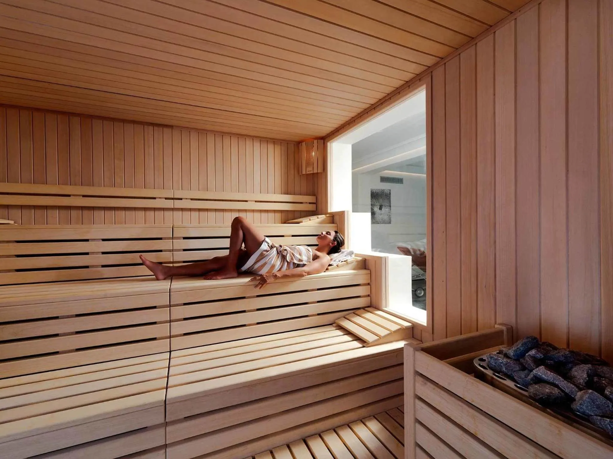 Sauna in San Montano Resort & Spa