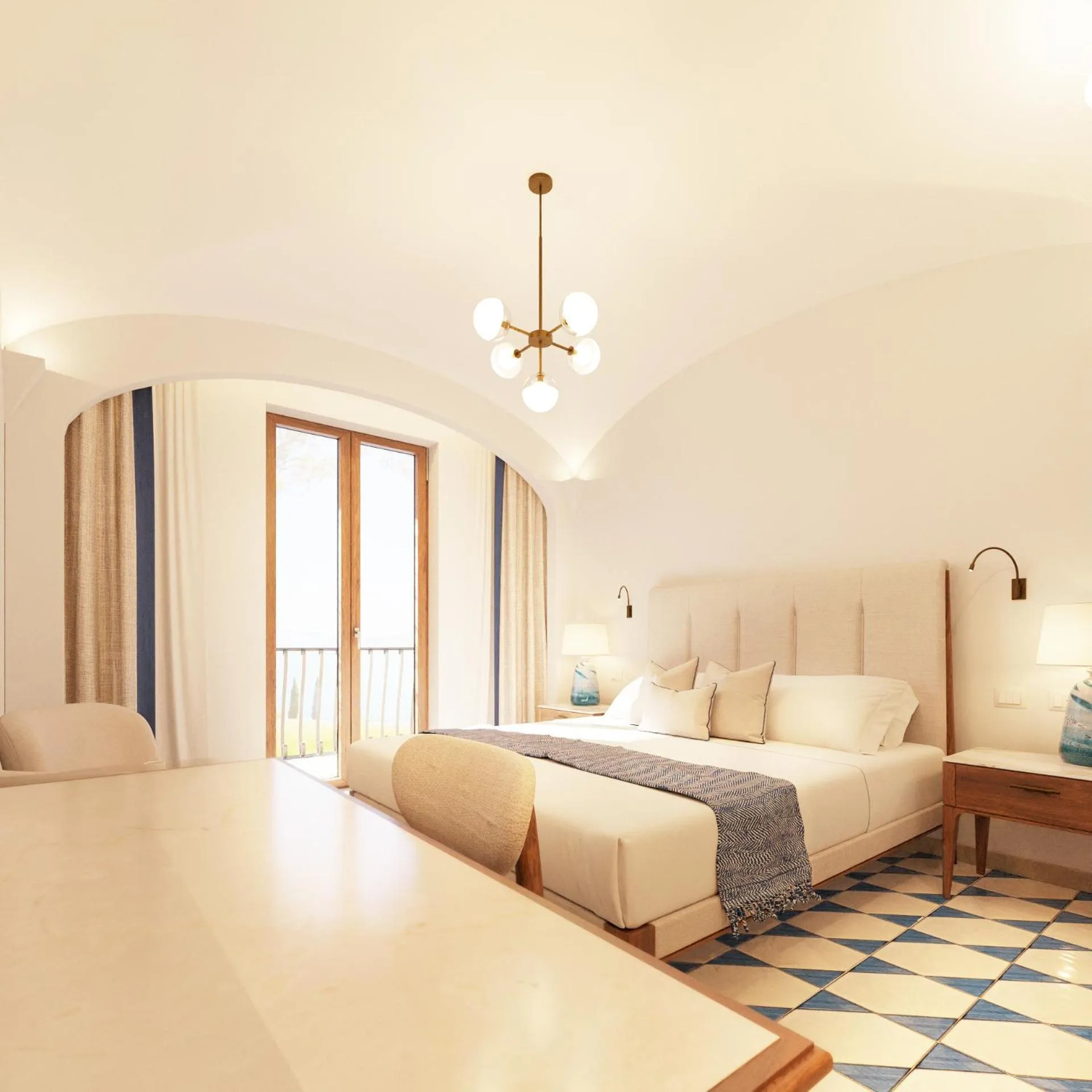 Bed in San Montano Resort & Spa