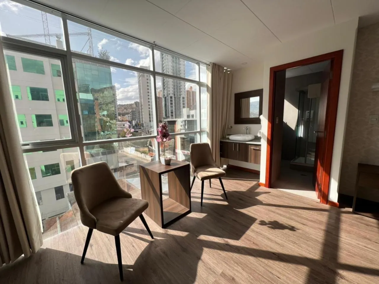 City view in Novum Hotel