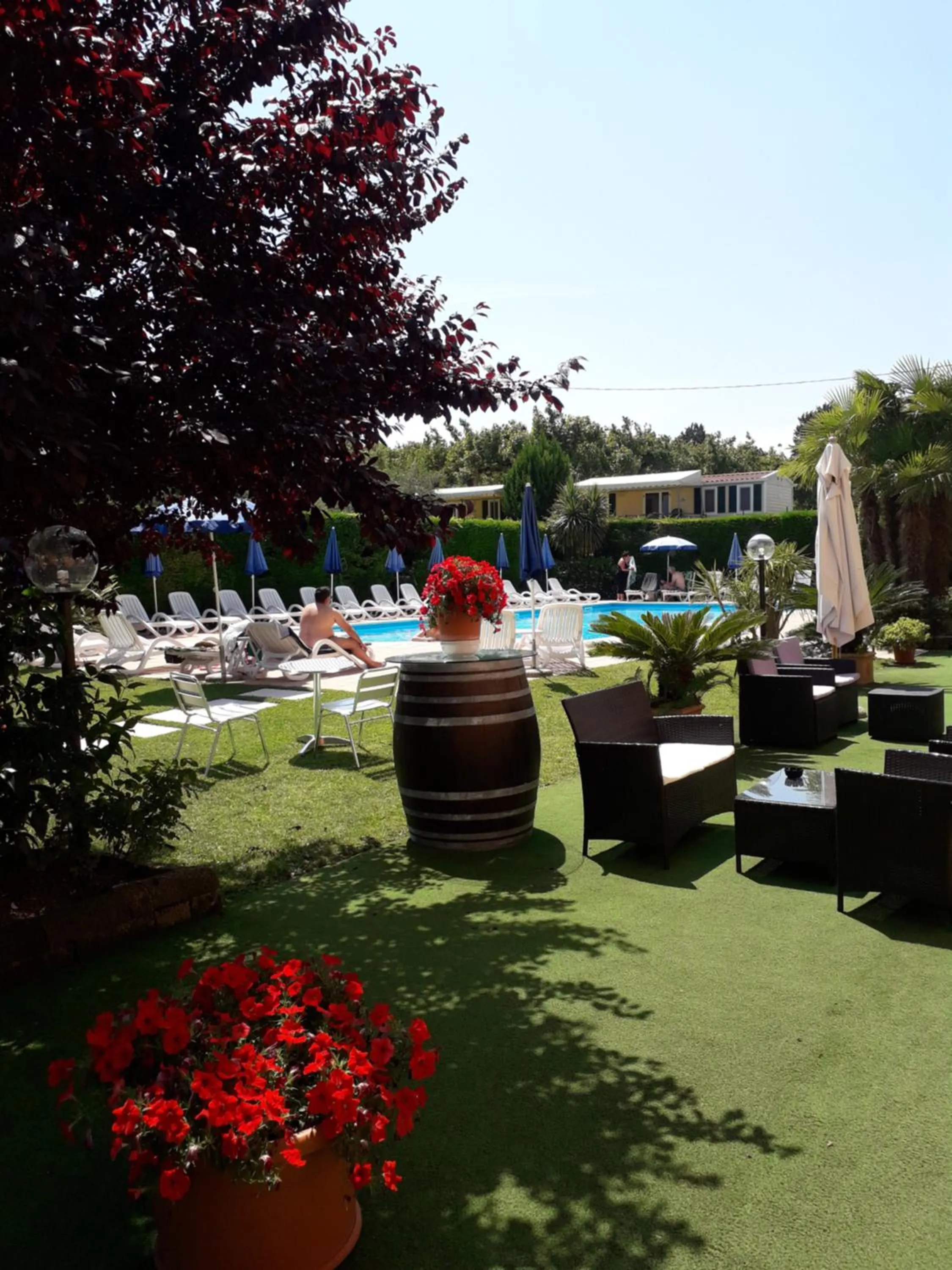 Garden in Hotel Fornaci