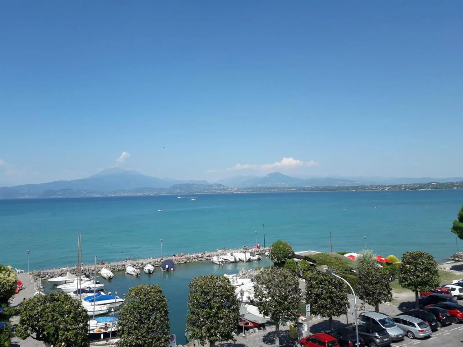 Lake view in Hotel Fornaci