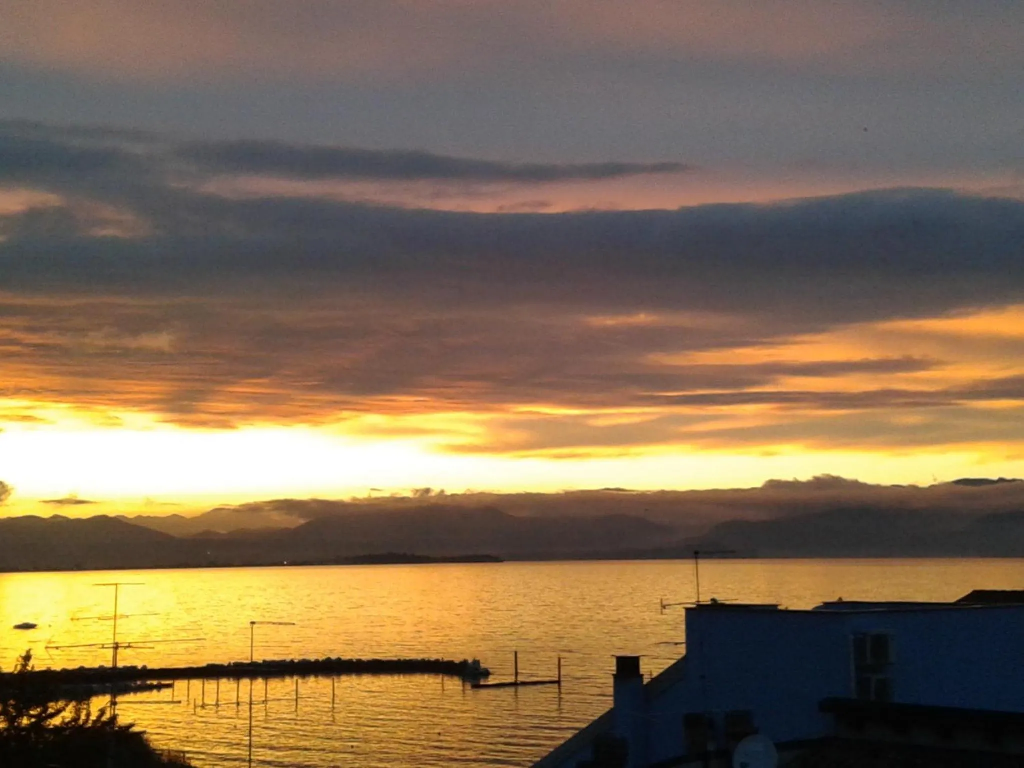 Lake view in Hotel Fornaci