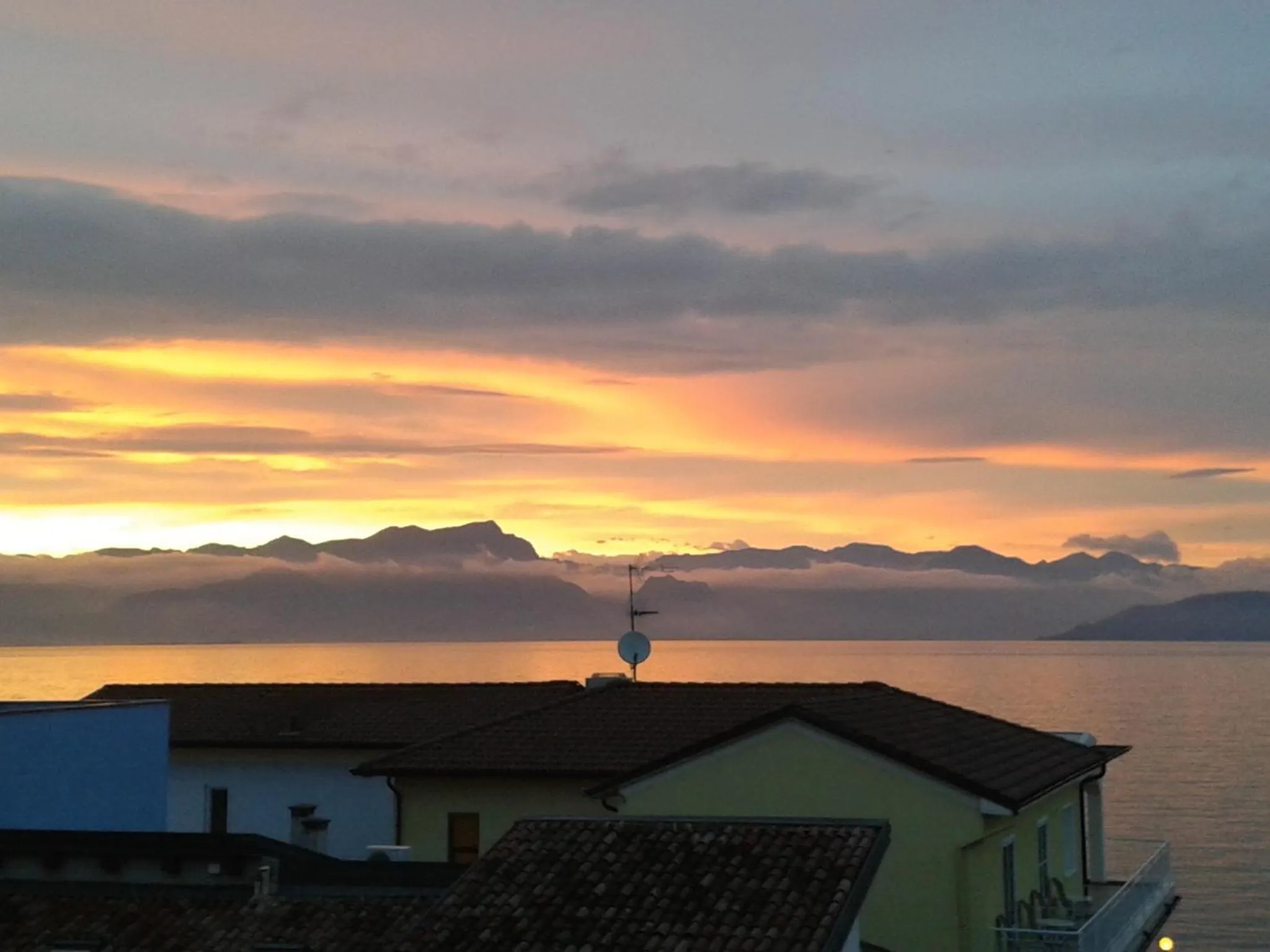 Lake view in Hotel Fornaci