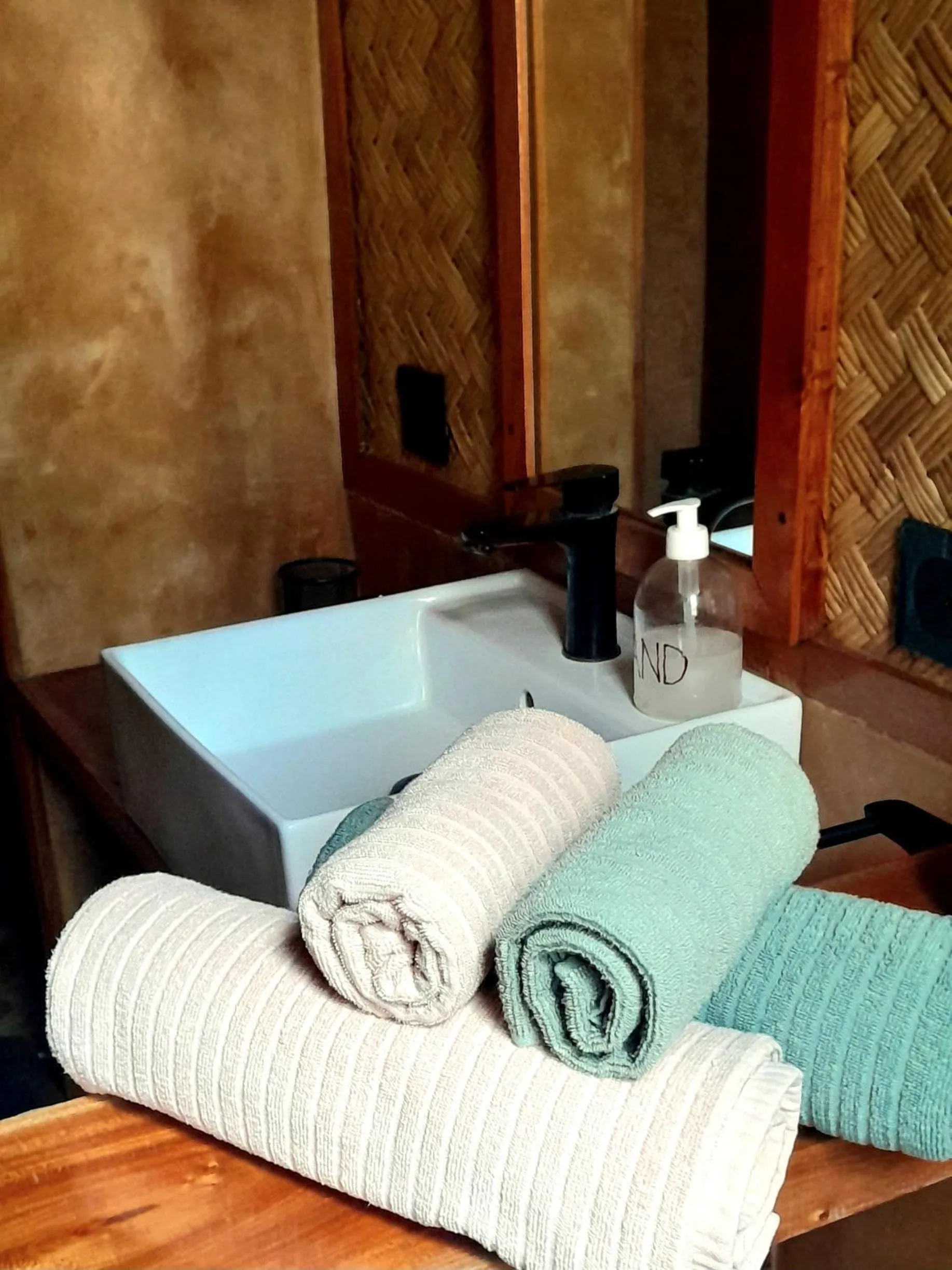 Bathroom, Bed in At Home