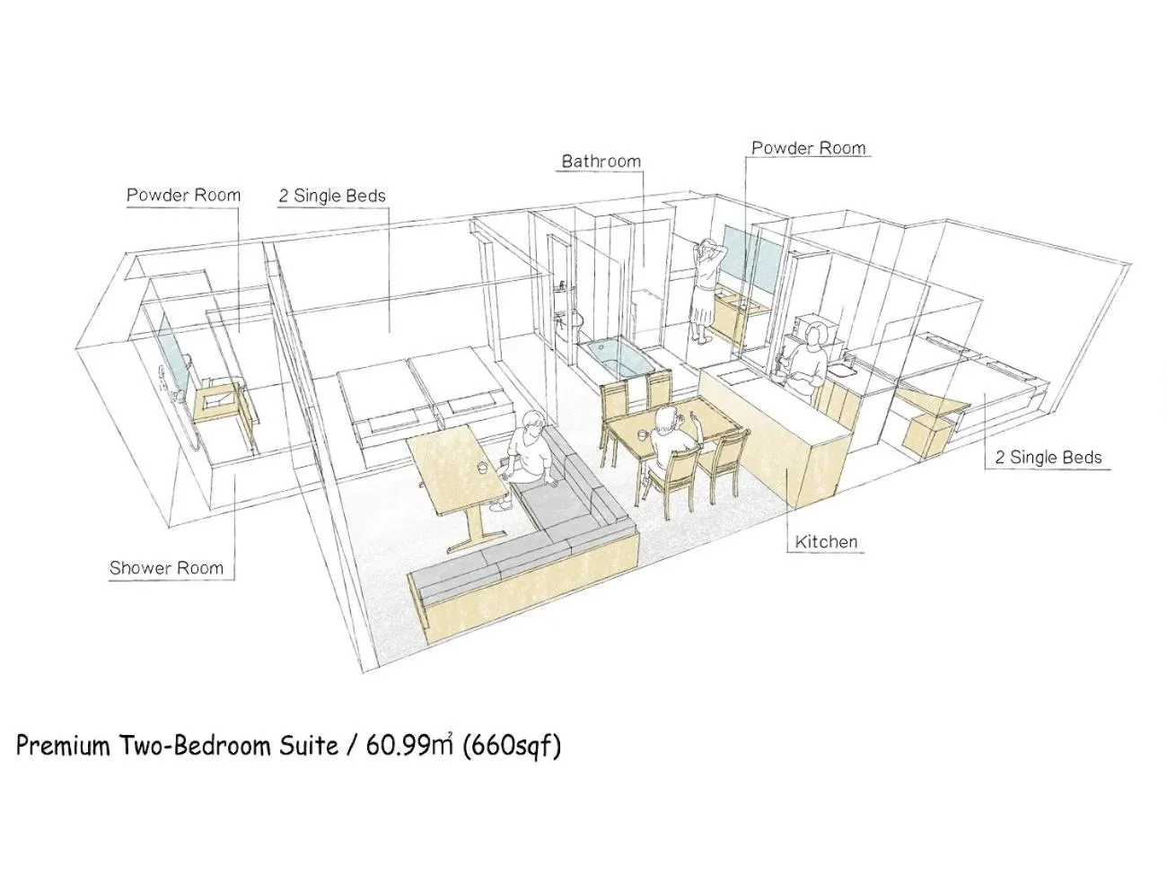 Floor plan in MIMARU Tokyo Station East