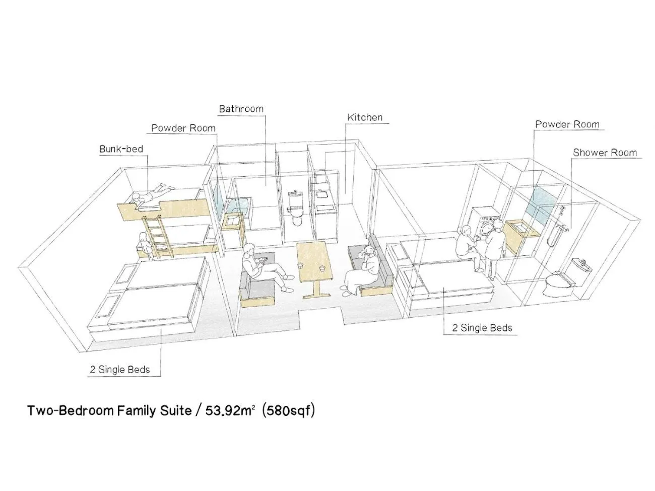 Floor plan in MIMARU Tokyo Station East