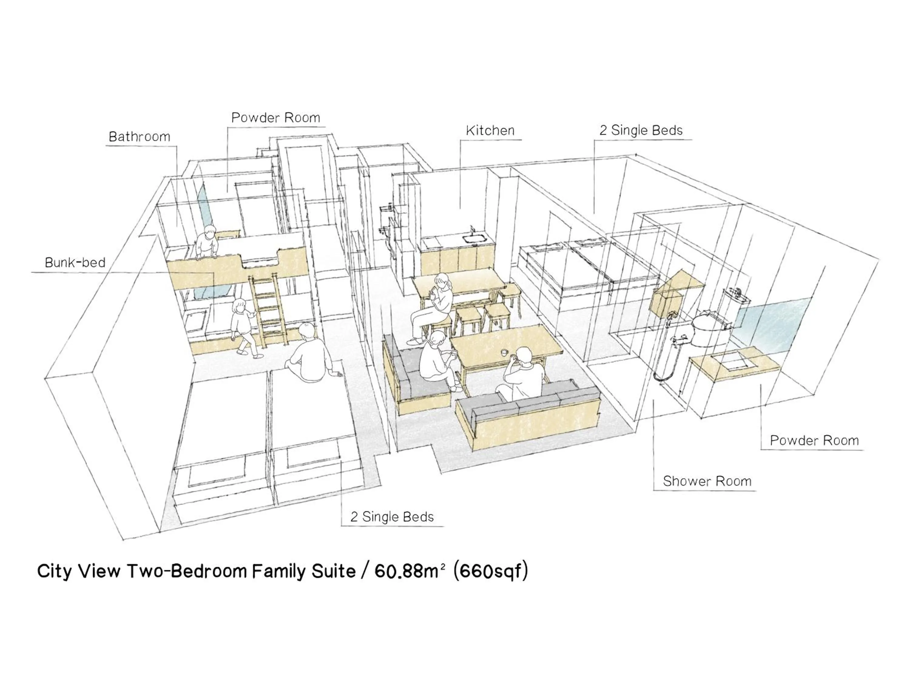 Floor plan in MIMARU Tokyo Station East
