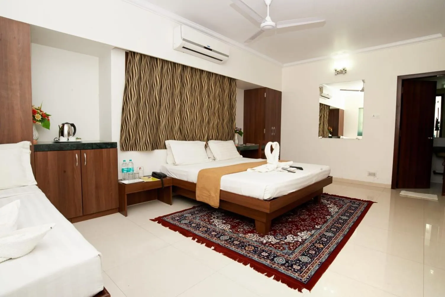 Photo of the whole room, Bed in Hotel Sai Sangam