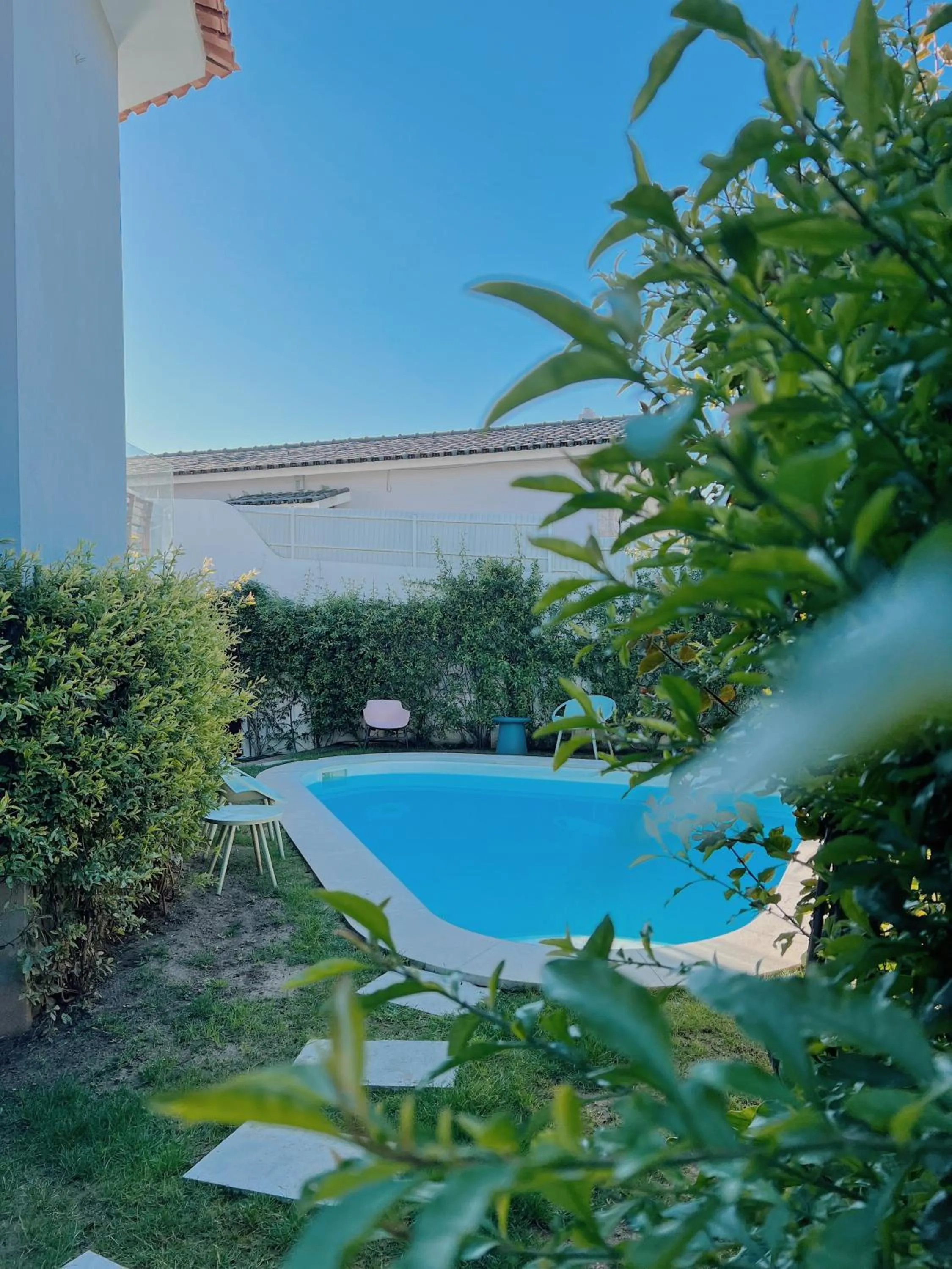 Pool view in Luna House & Cowork