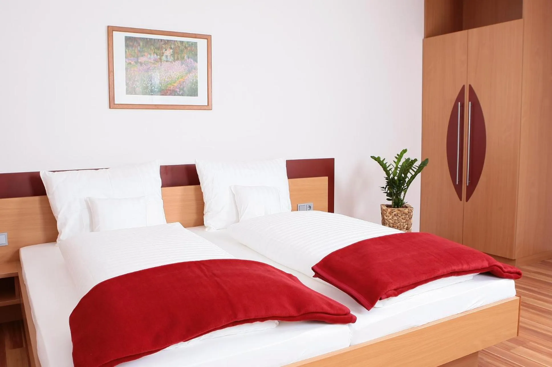 Bed in Gästehaus Kleeberger