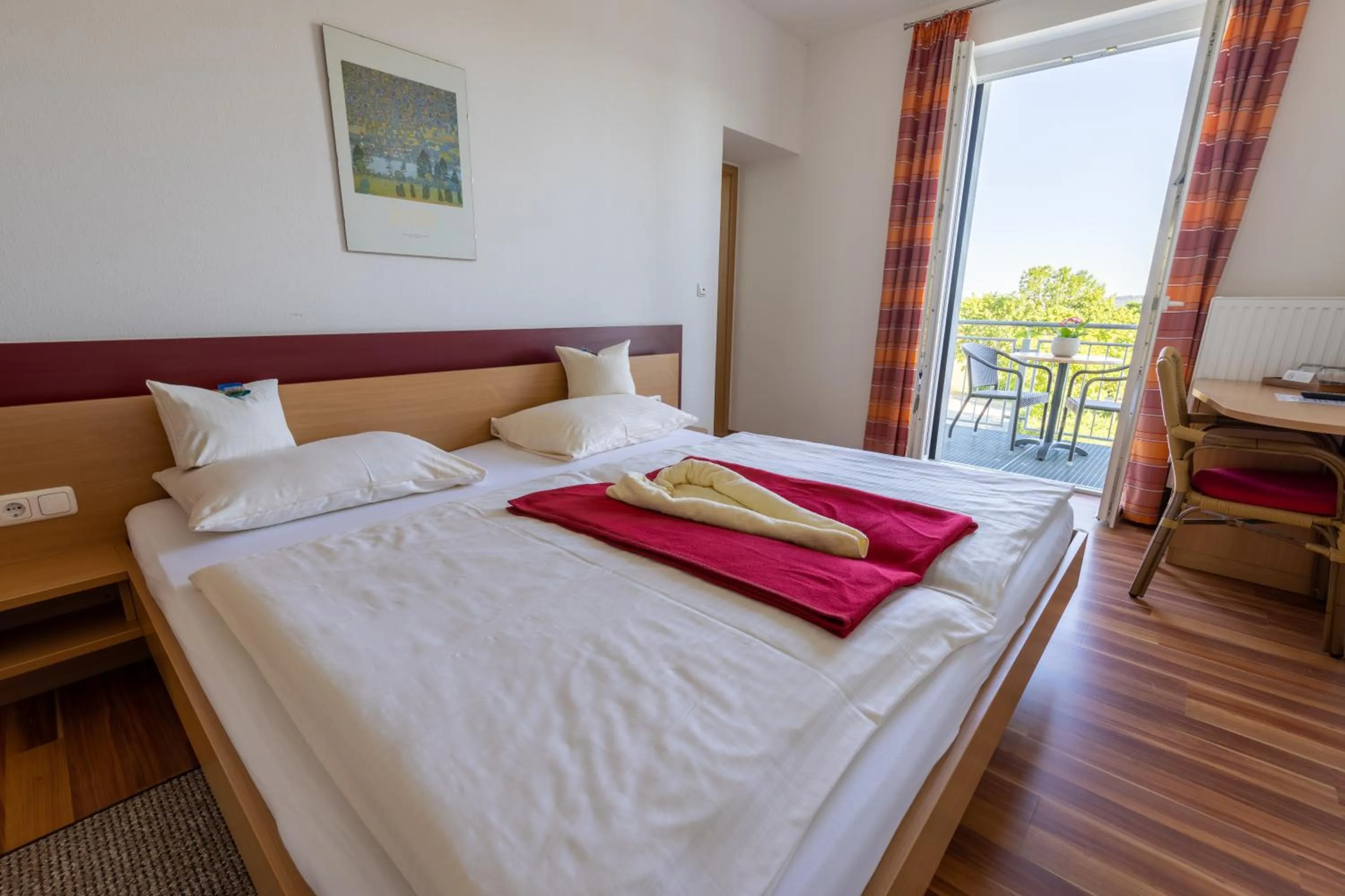 Bed in Gästehaus Kleeberger