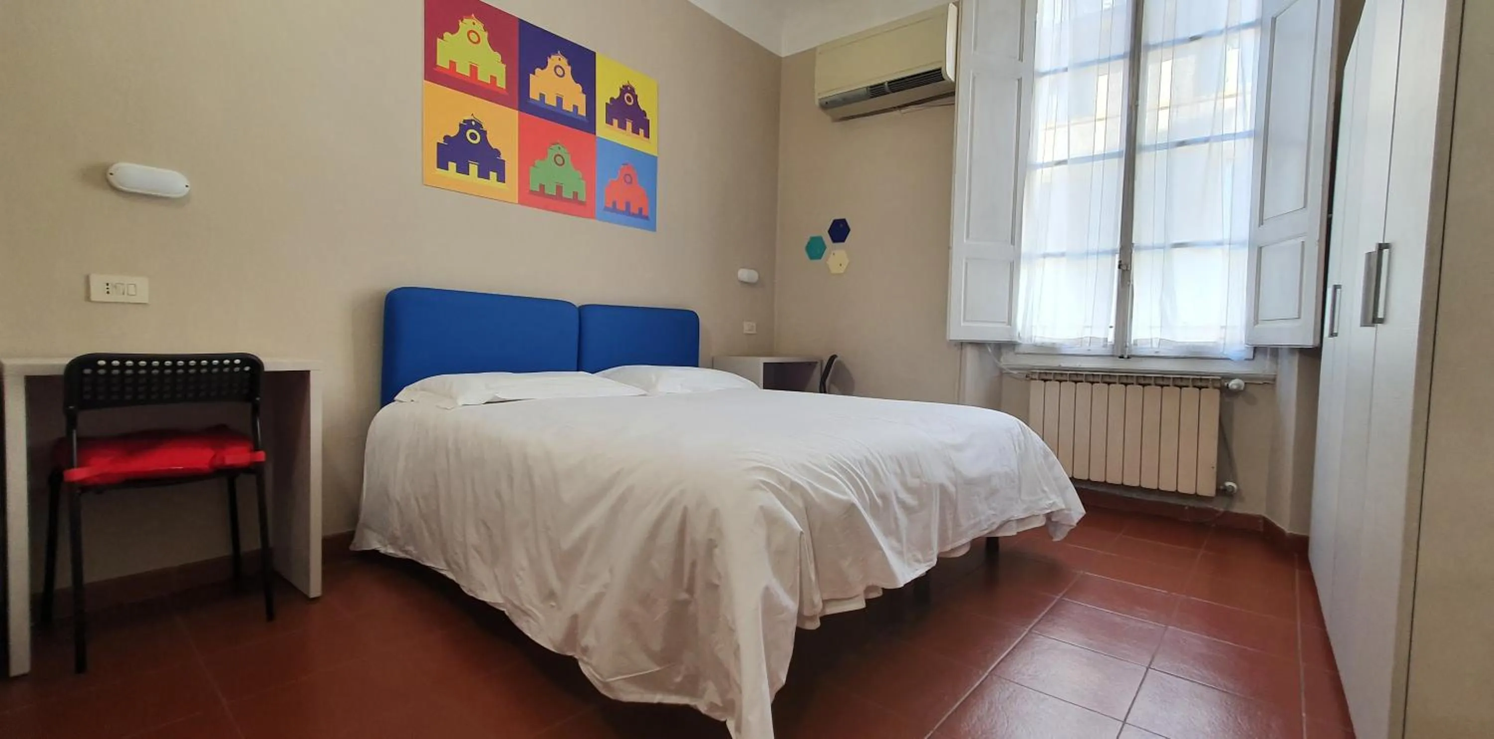 Bedroom, Bed in Hotel Genesi