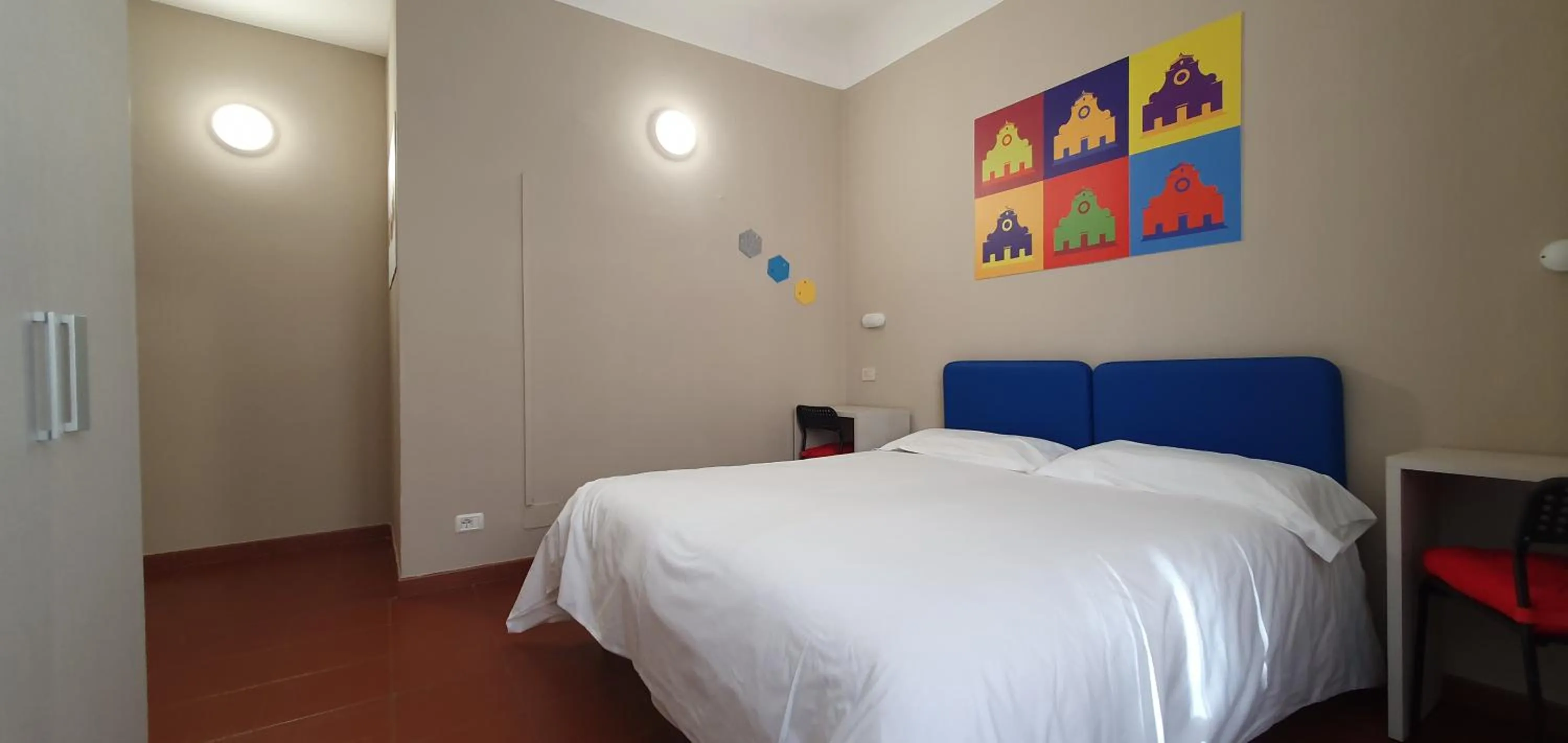 Bedroom, Bed in Hotel Genesi