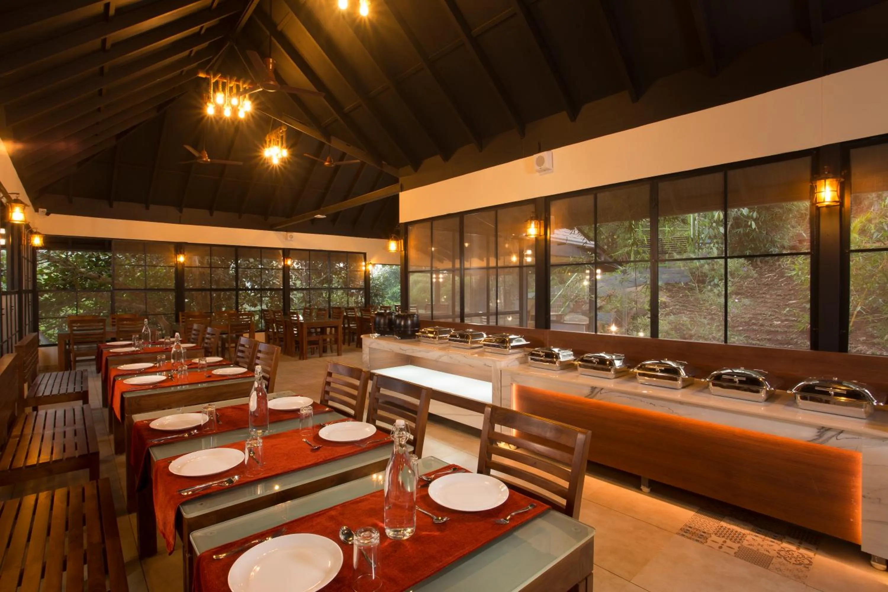 Restaurant/places to eat in Amrezy Resort and Spa by Stride, Wayanad