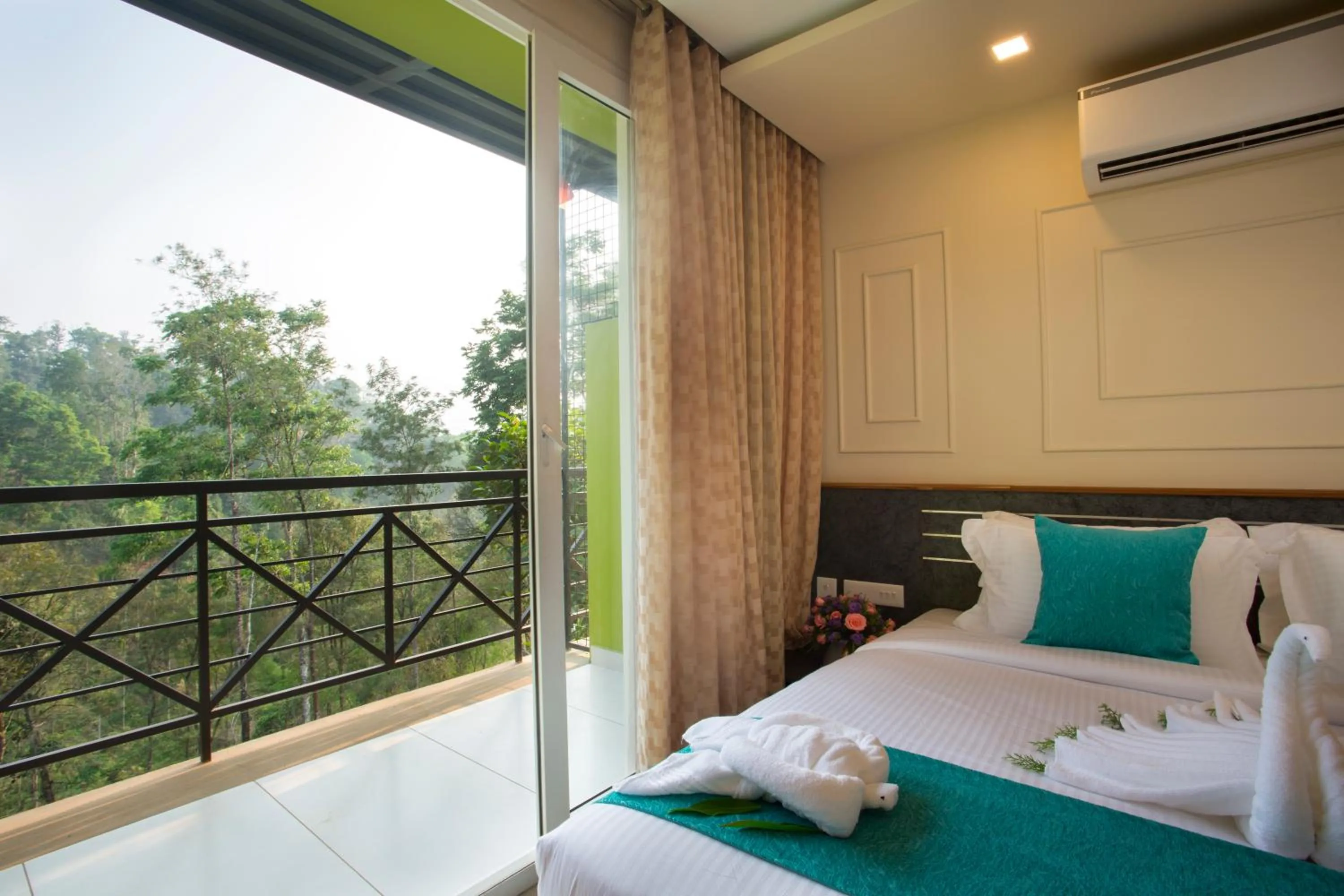 Bedroom, Bed in Amrezy Resort and Spa by Stride, Wayanad