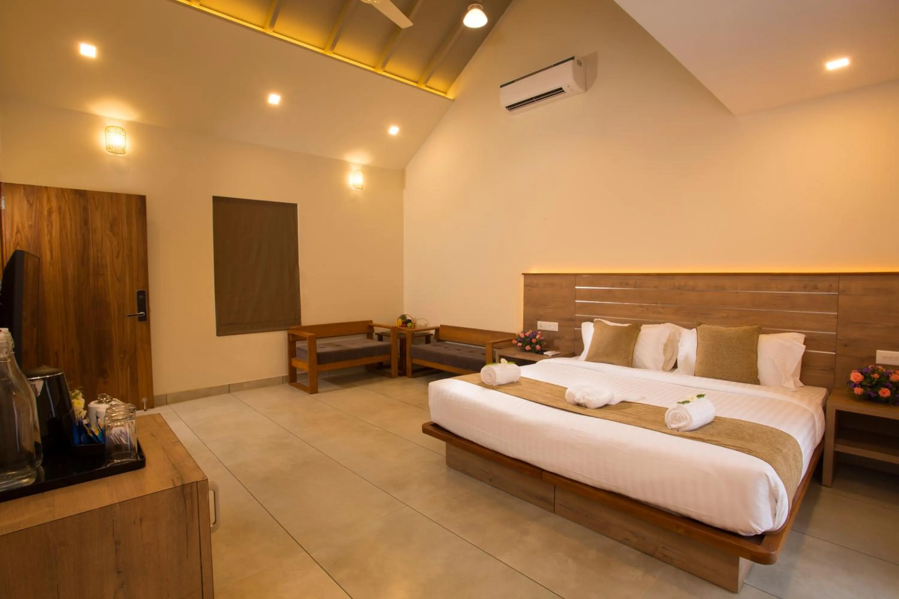 Bedroom, Bed in Amrezy Resort and Spa by Stride, Wayanad
