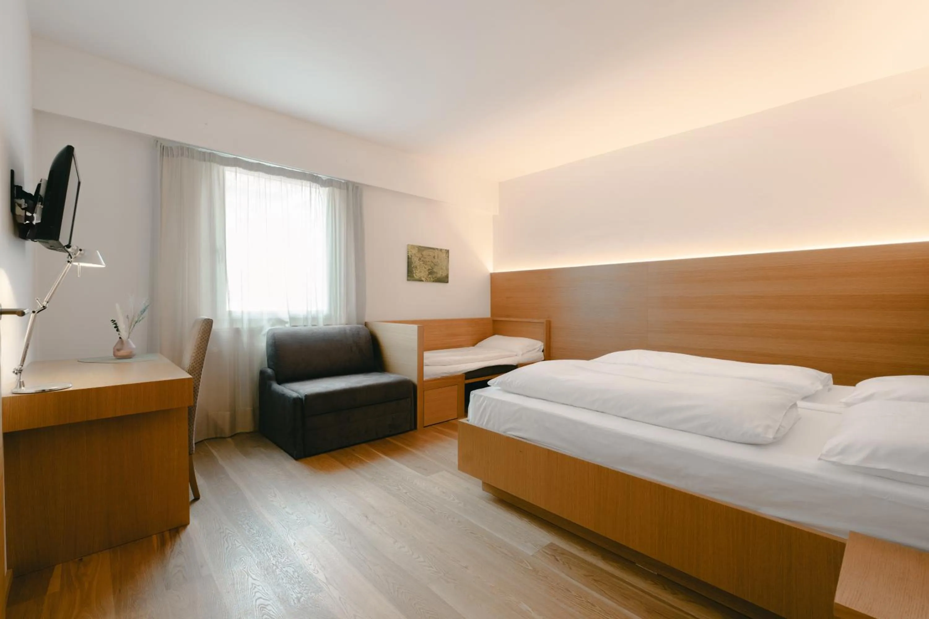 Bed in Hotel Post Gries