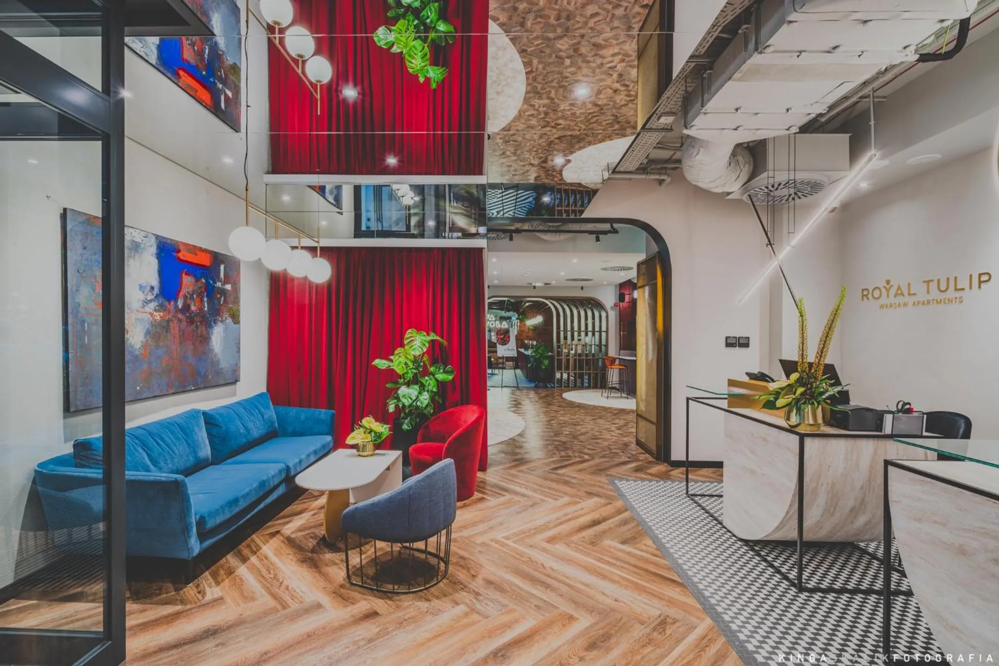 Lobby or reception in Royal Tulip Warsaw Centre