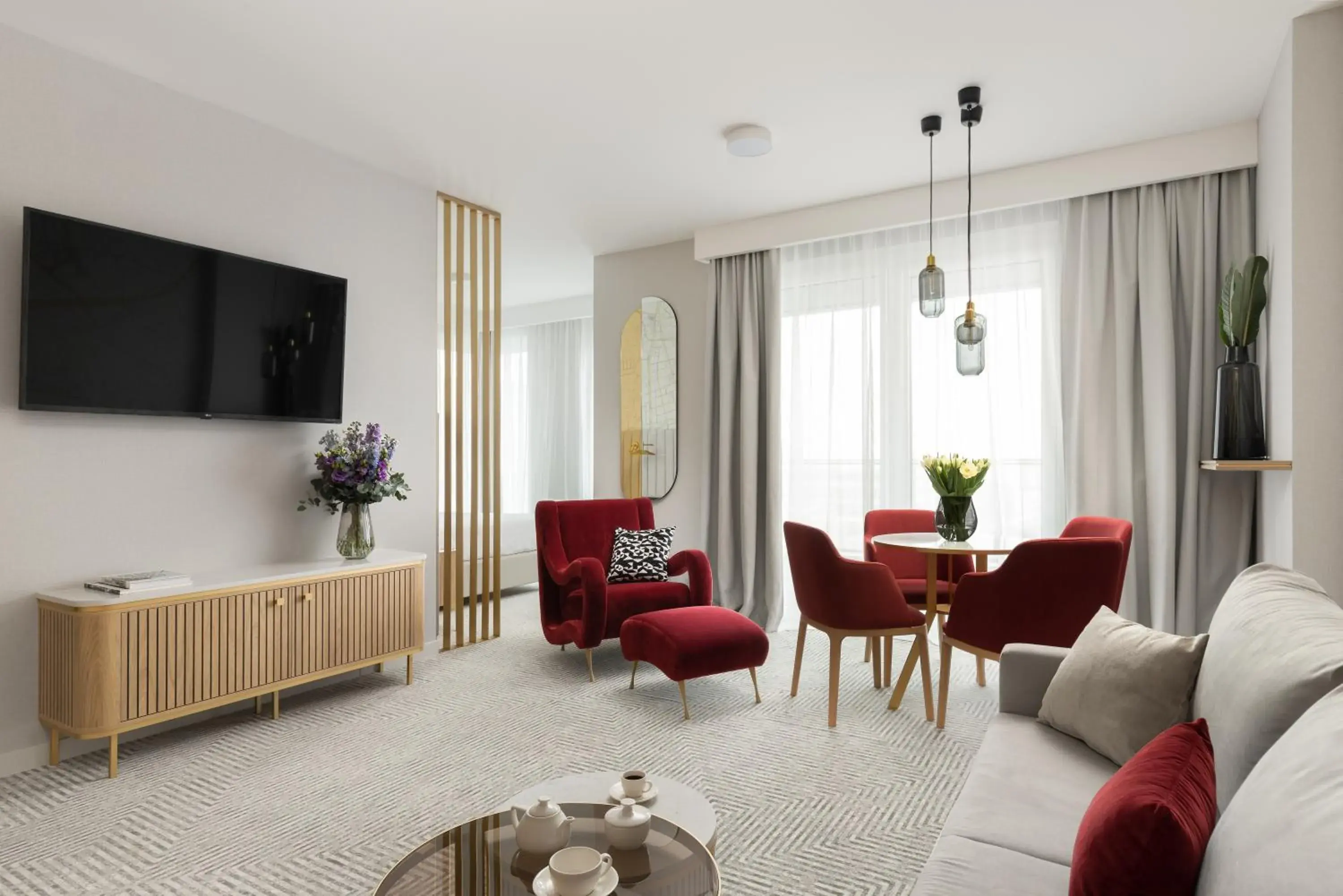 Family Room 1 King Bed 1 Sofa Bed With Balcony in Royal Tulip Warsaw Centre Family Room 1 King Bed 1 Sofa Bed With Balcony in Royal Tulip Warsaw Centre