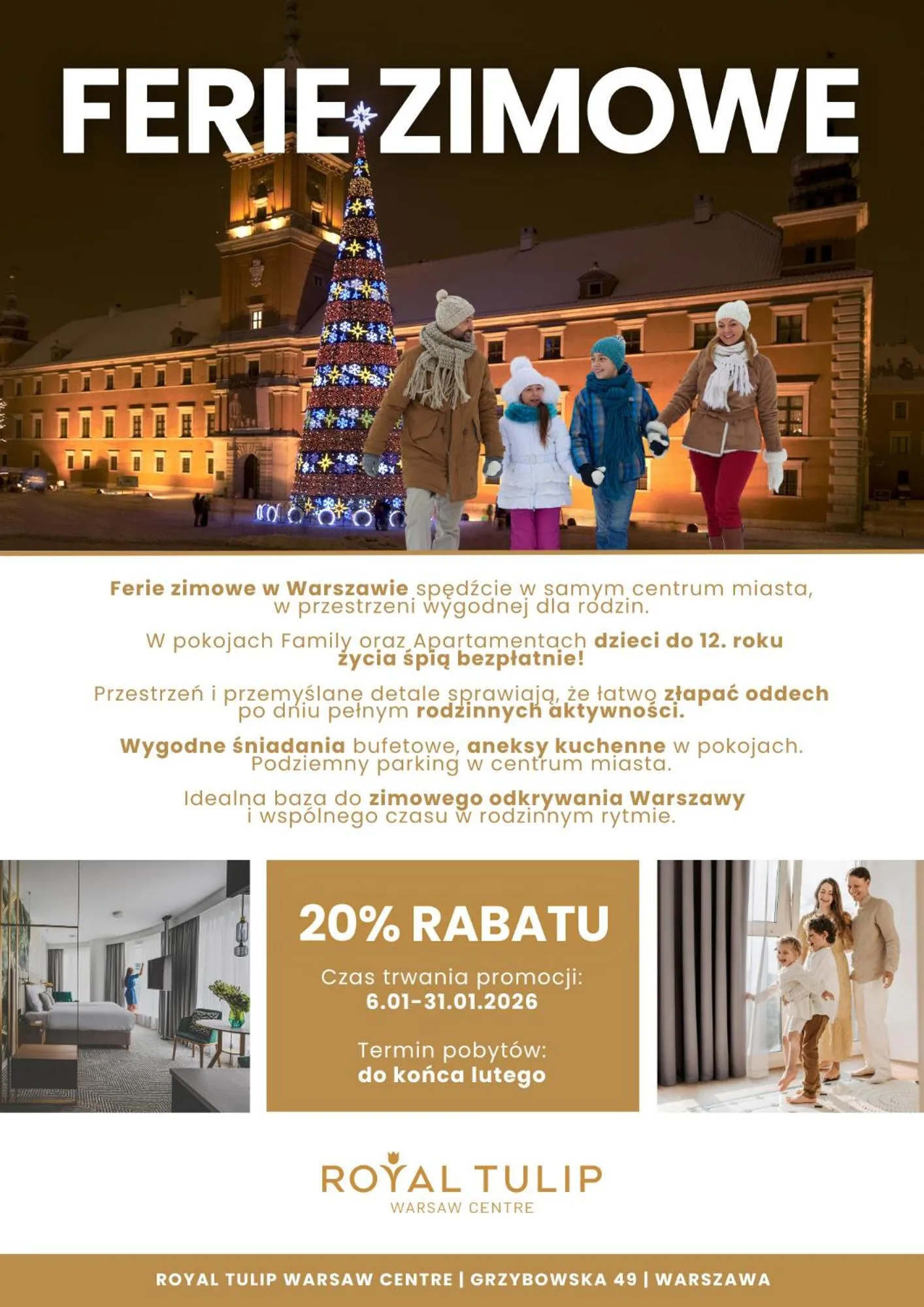 Winter in Royal Tulip Warsaw Centre