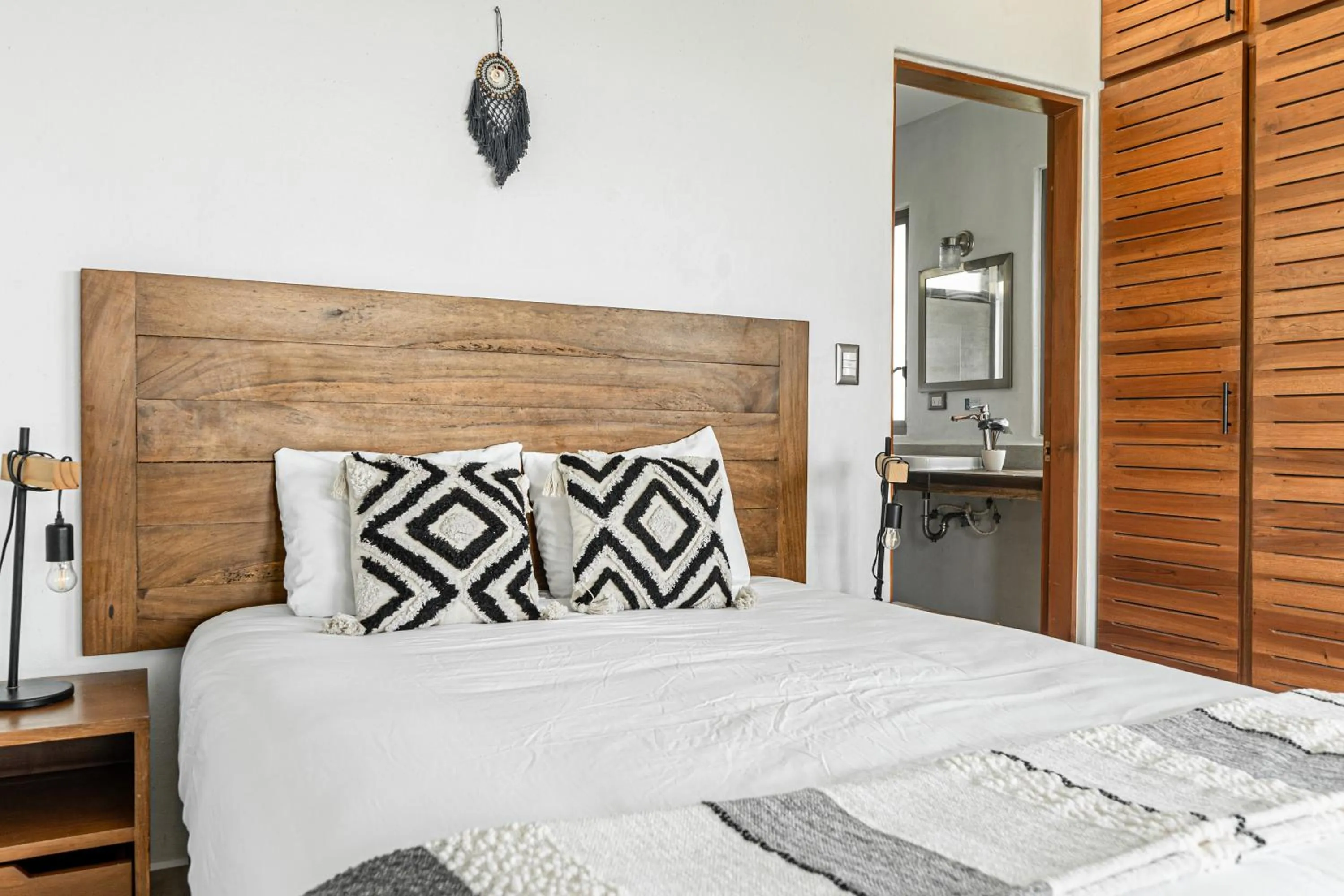 Bed in Villas Amanecer by Andiani Travel