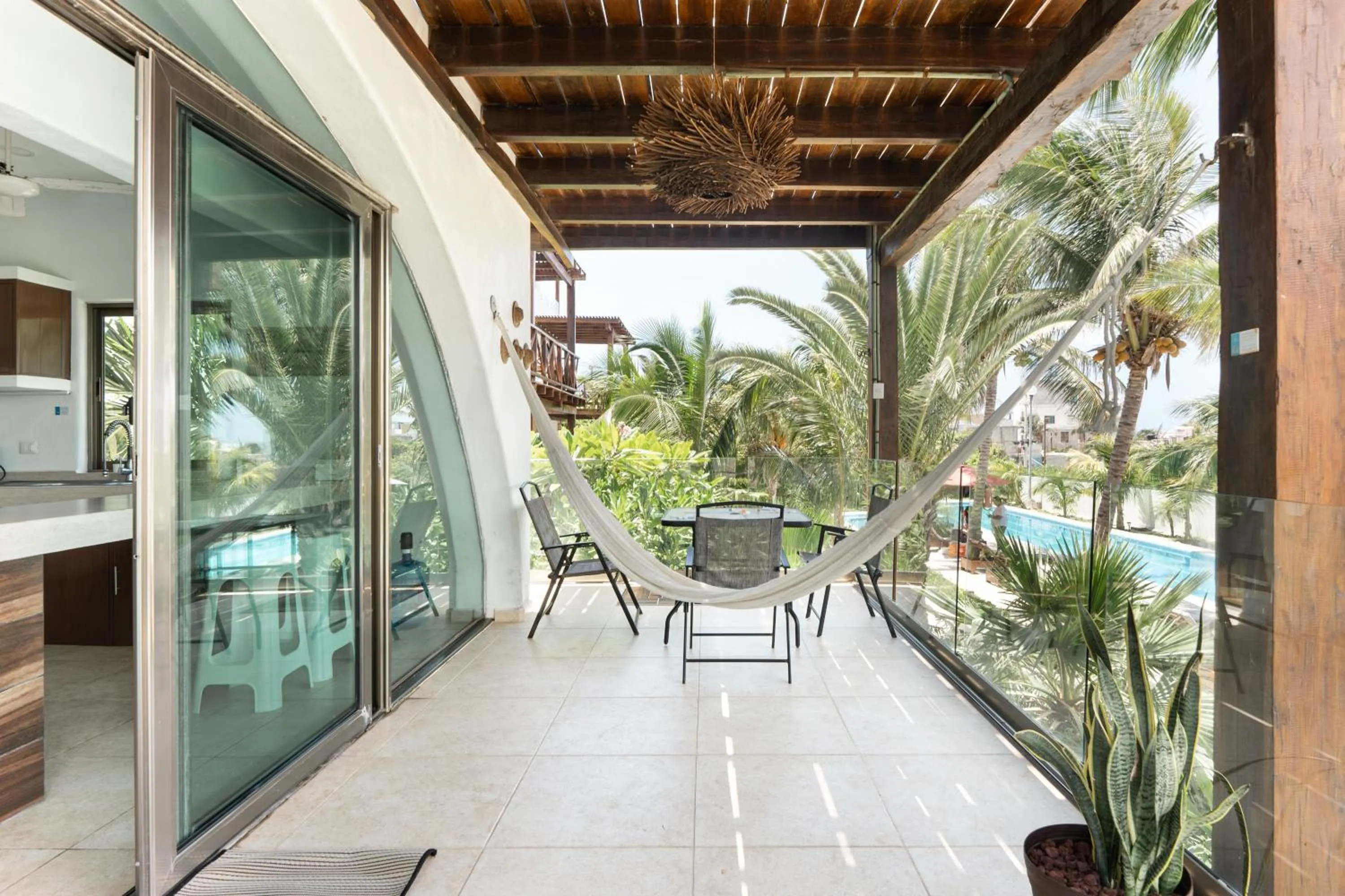 Patio in Villas Amanecer by Andiani Travel