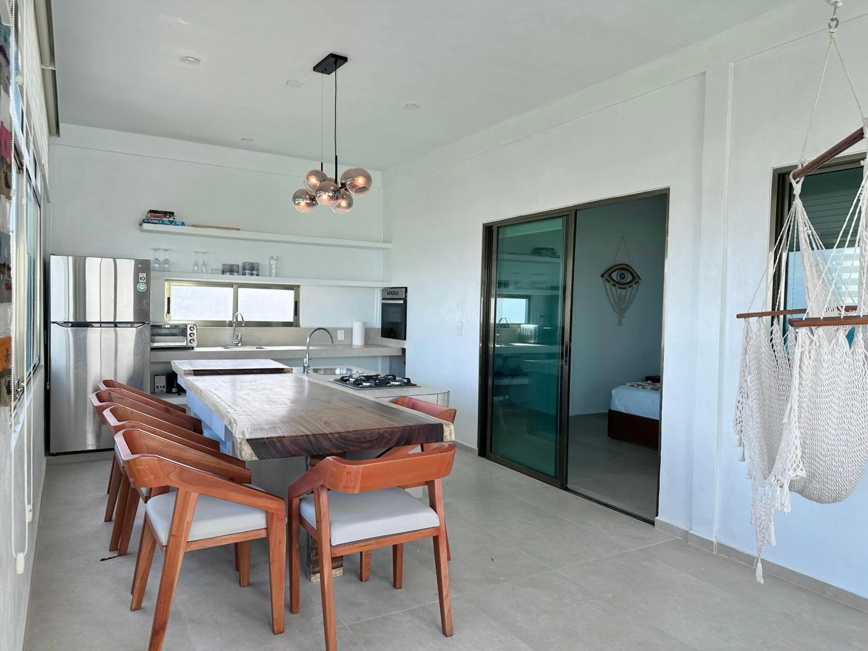 Kitchen or kitchenette in Villas Amanecer by Andiani Travel