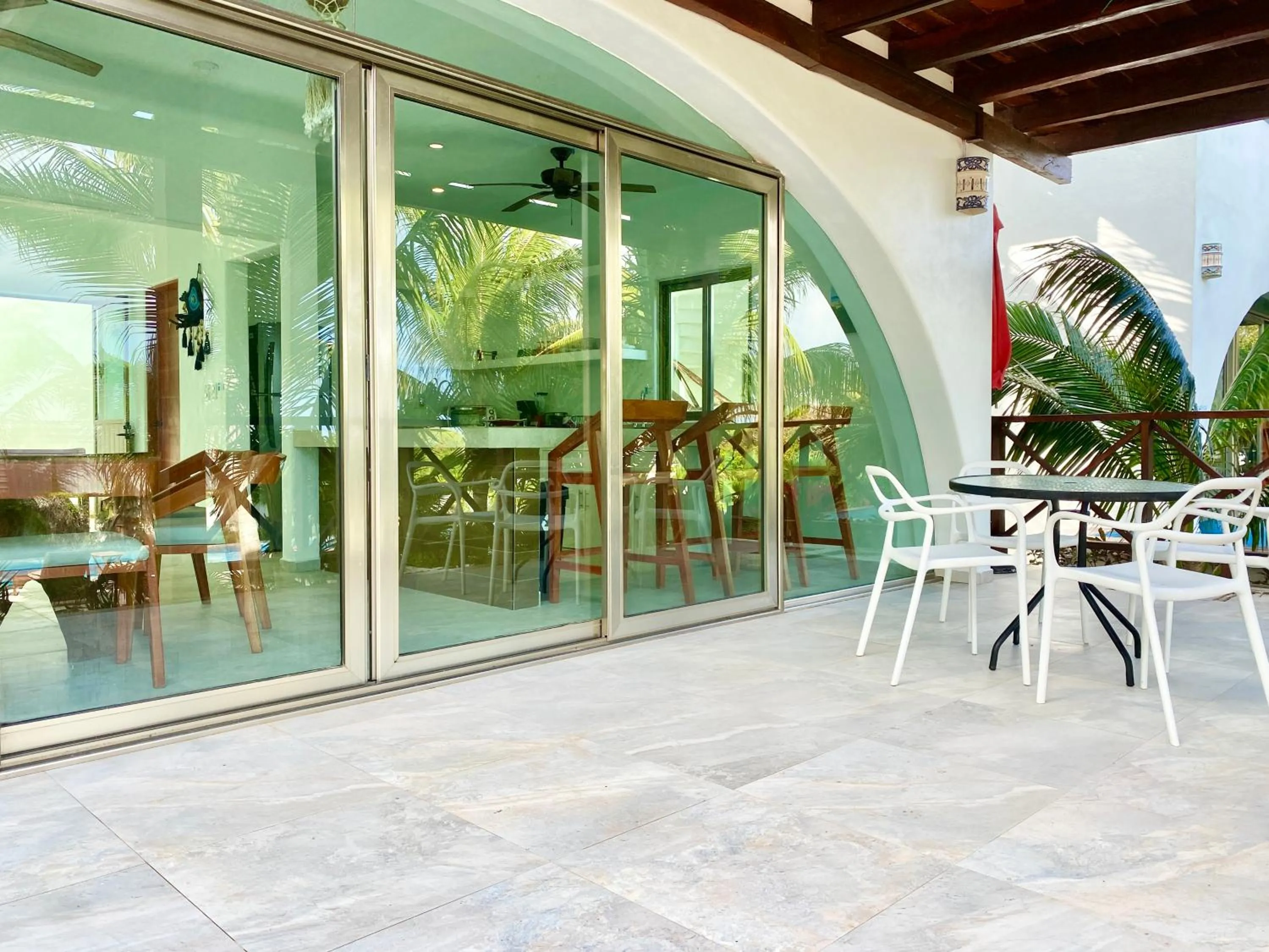 Patio in Villas Amanecer by Andiani Travel