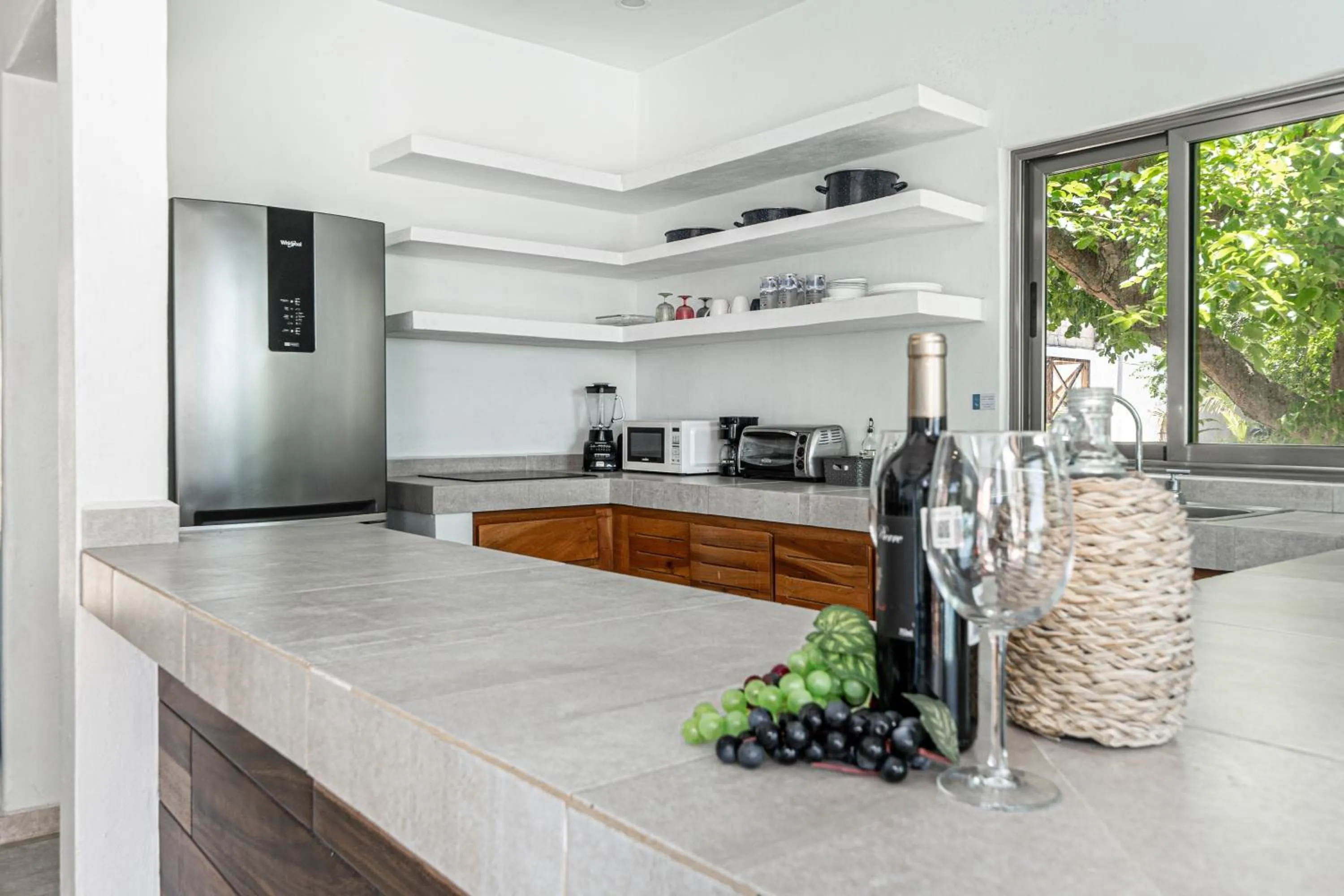 Kitchen or kitchenette in Villas Amanecer by Andiani Travel