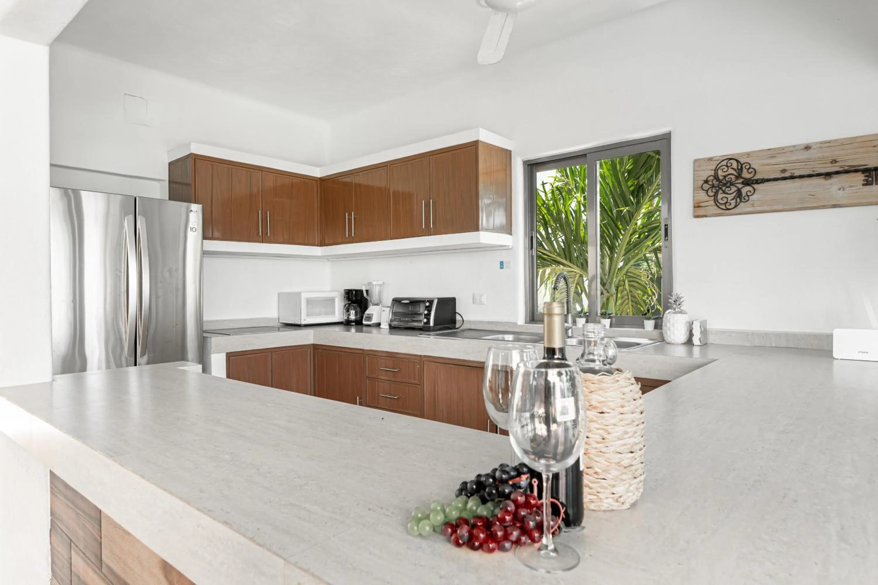 Kitchen or kitchenette in Villas Amanecer by Andiani Travel