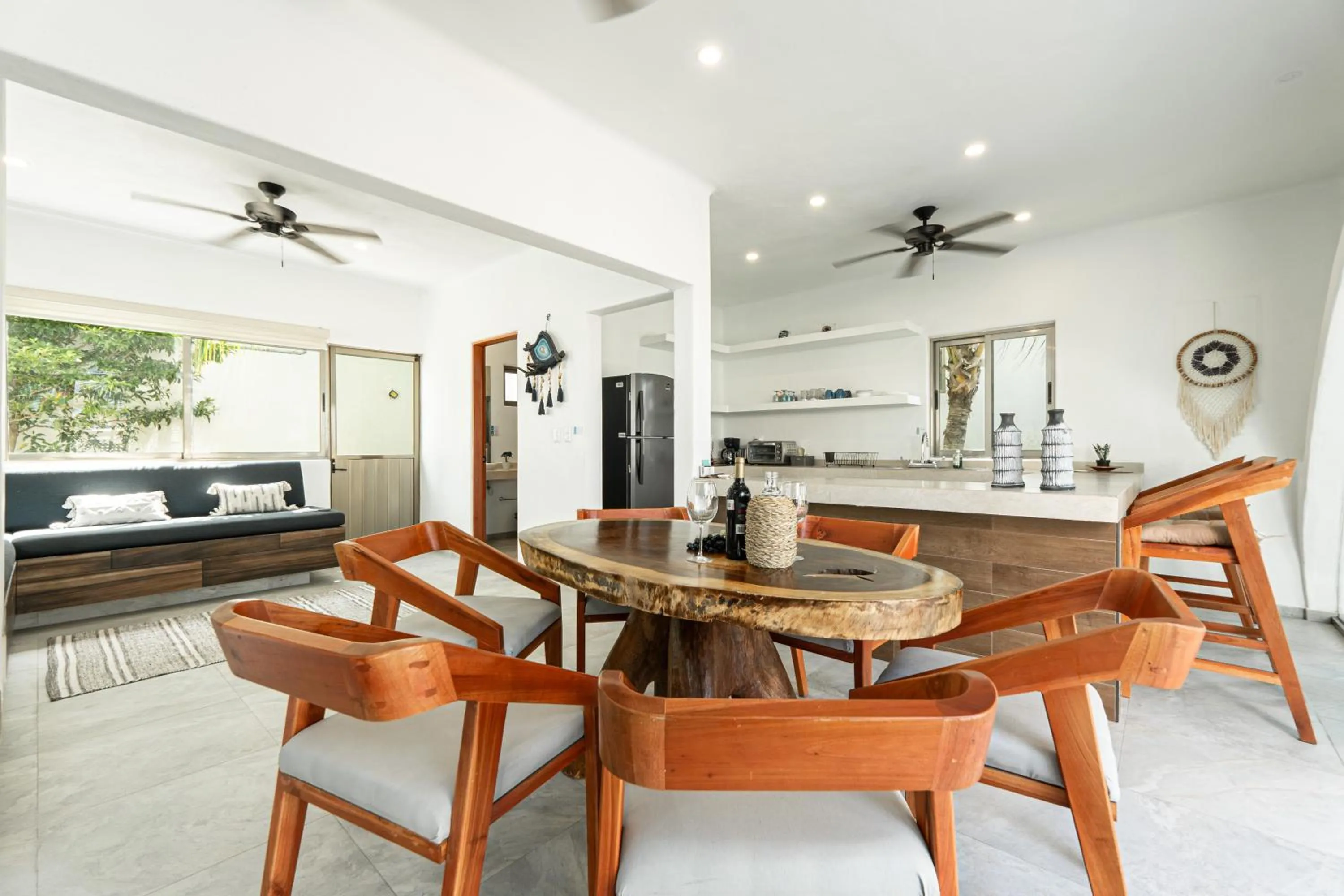 Kitchen or kitchenette in Villas Amanecer by Andiani Travel