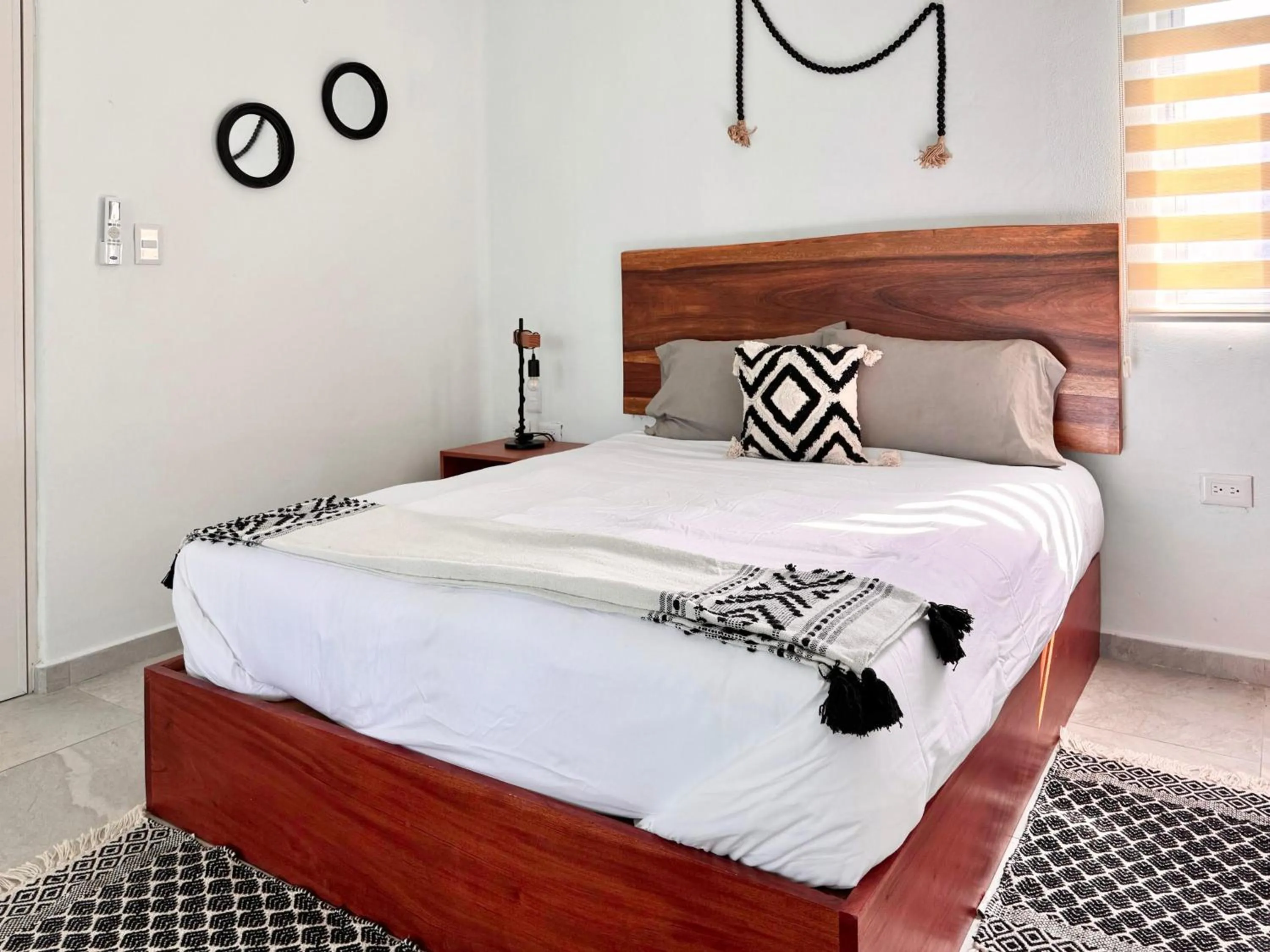 Bed in Villas Amanecer by Andiani Travel