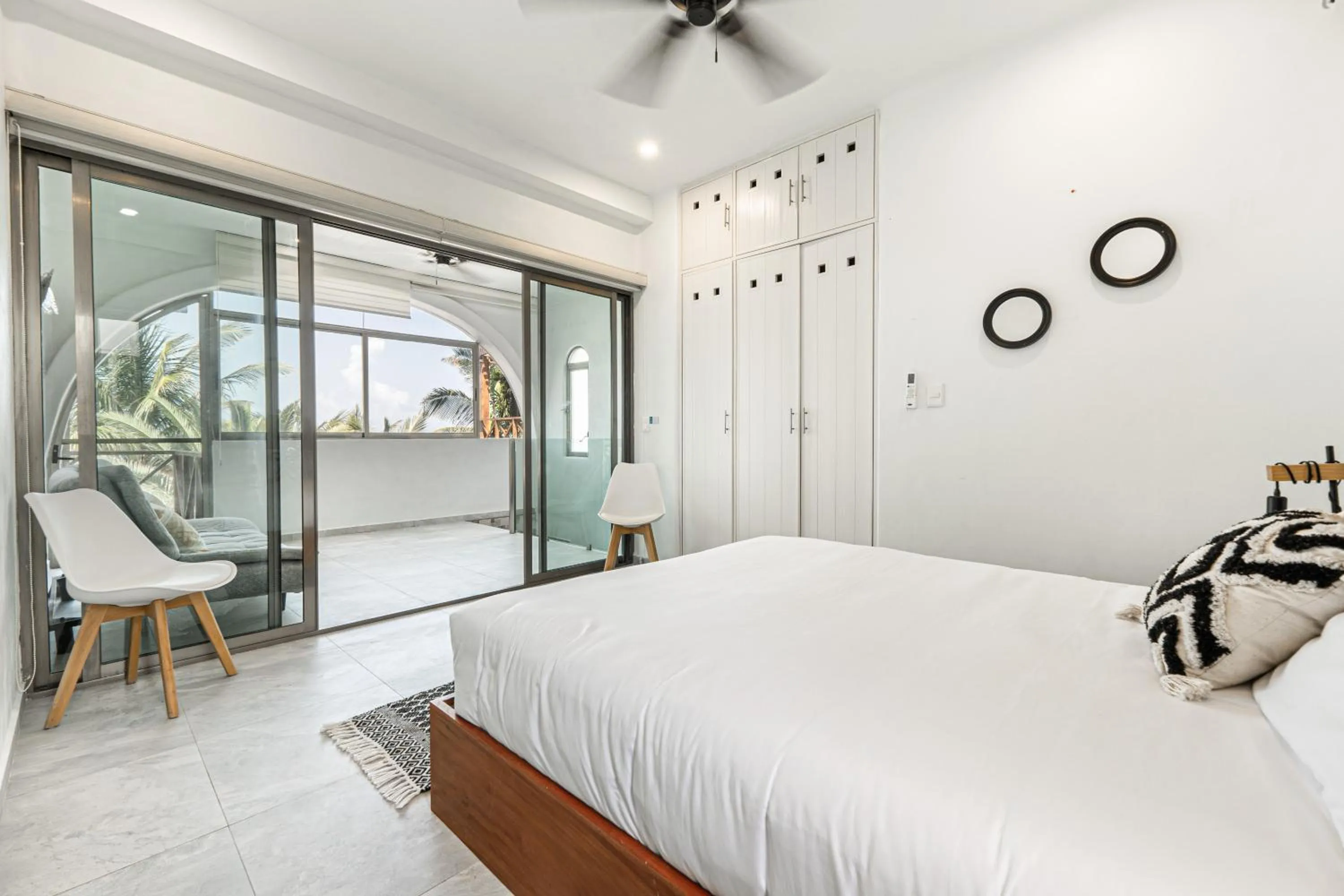 Bed in Villas Amanecer by Andiani Travel