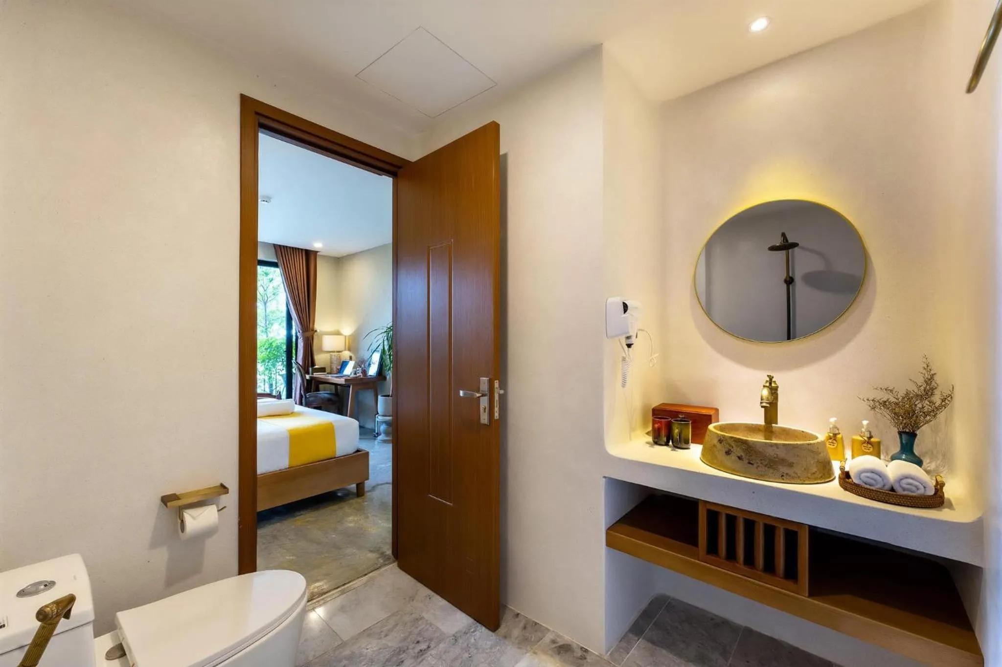 Toilet, Bed in Nam An Mama Villa Hoi An