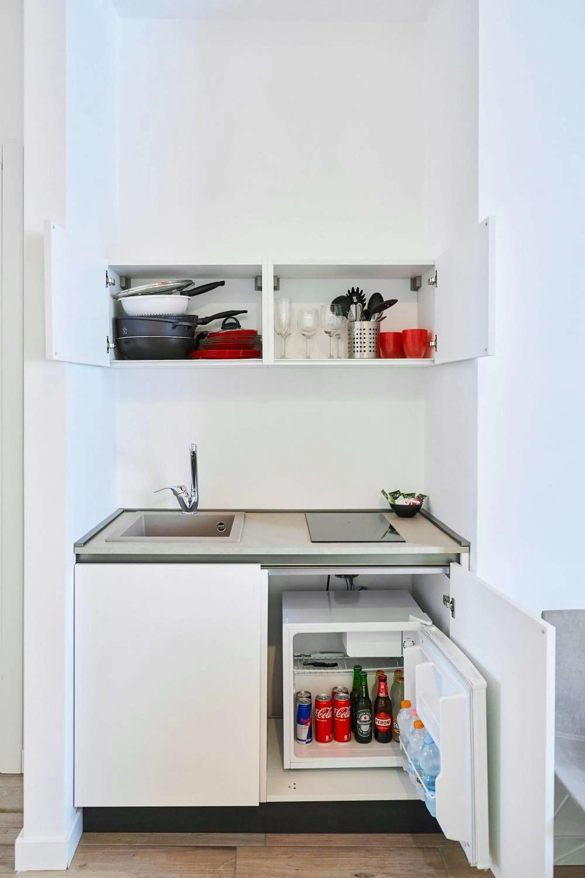 Kitchen or kitchenette in Toto e Peppino Luxury Rooms