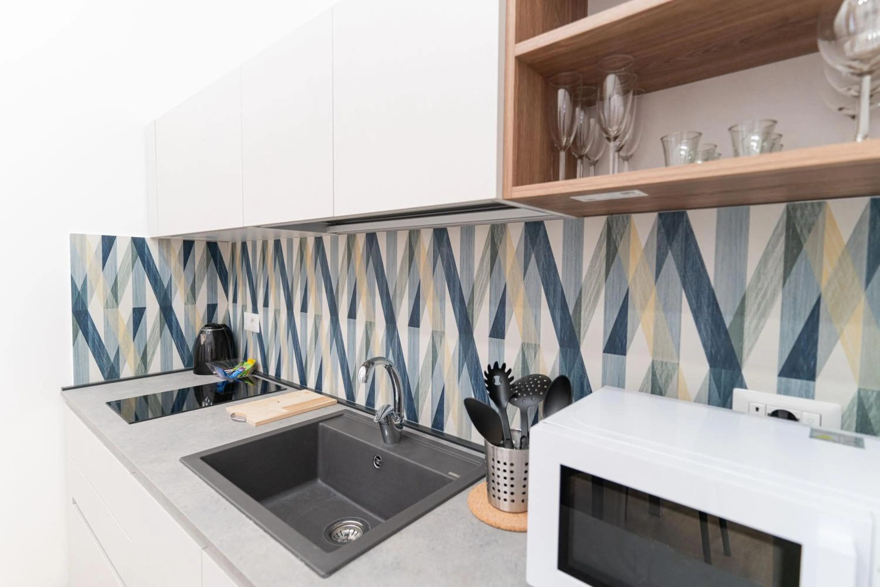 kitchen in Toto e Peppino Luxury Rooms