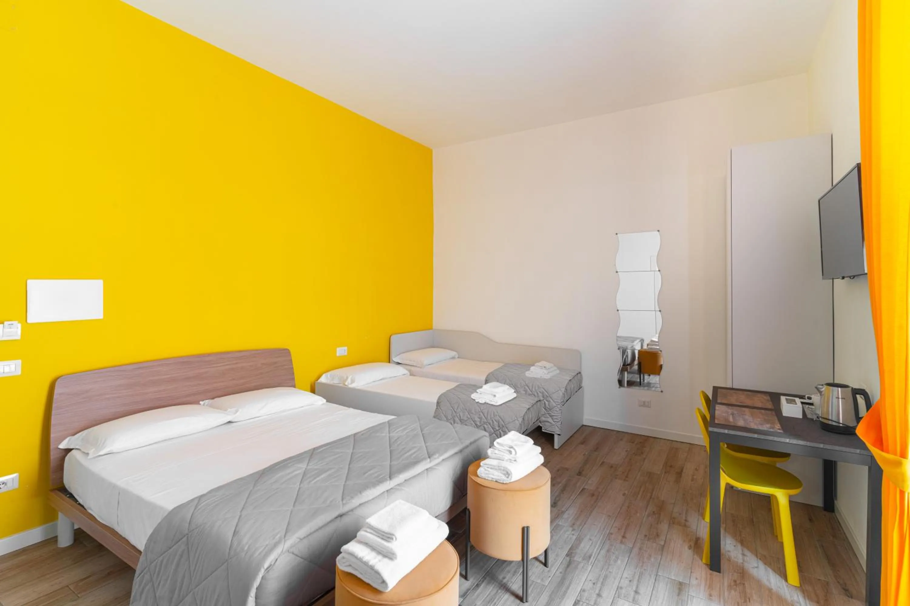 Bed in Toto e Peppino Luxury Rooms