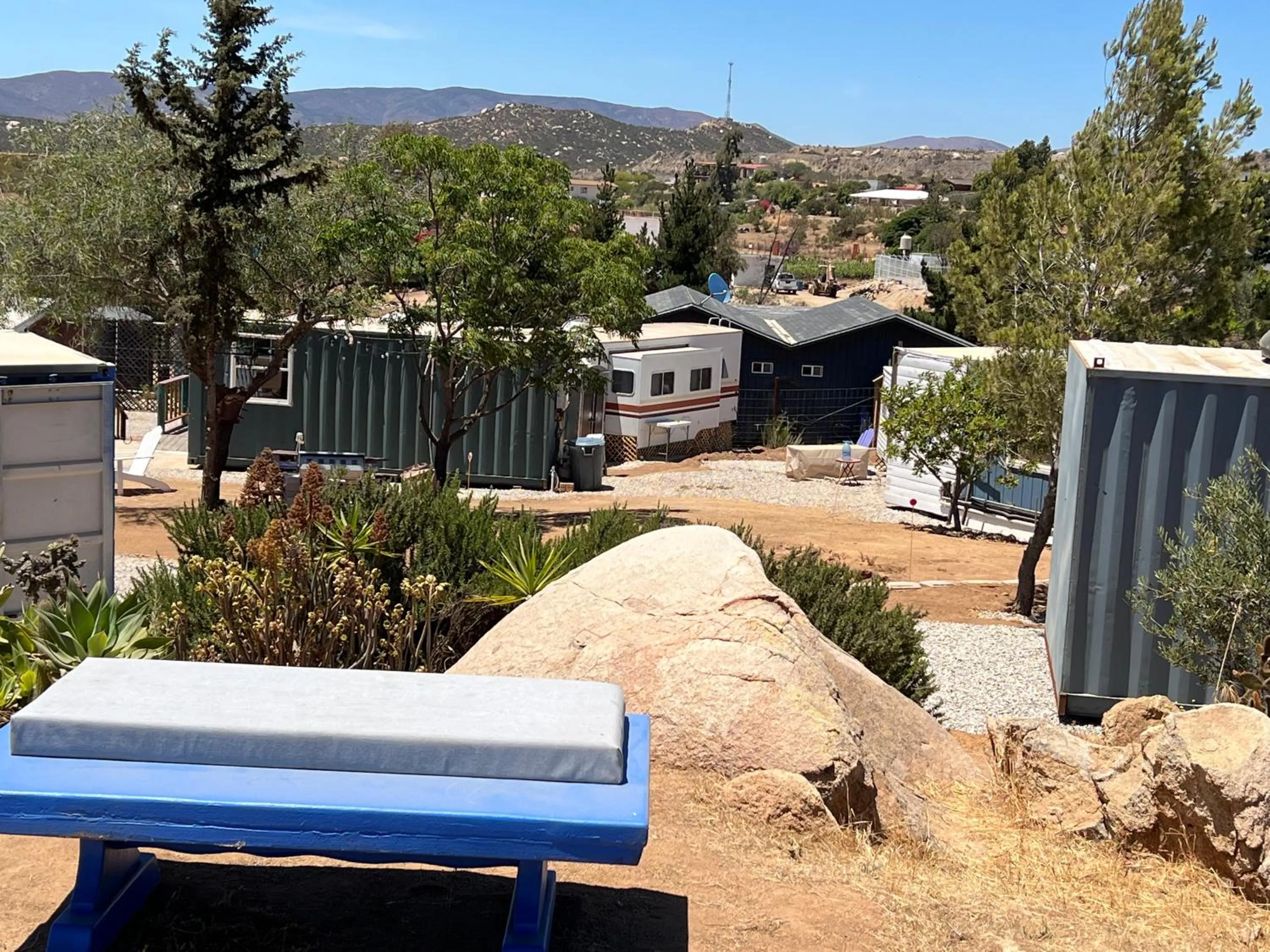 Patio in Ecovino Valle de Guadalupe